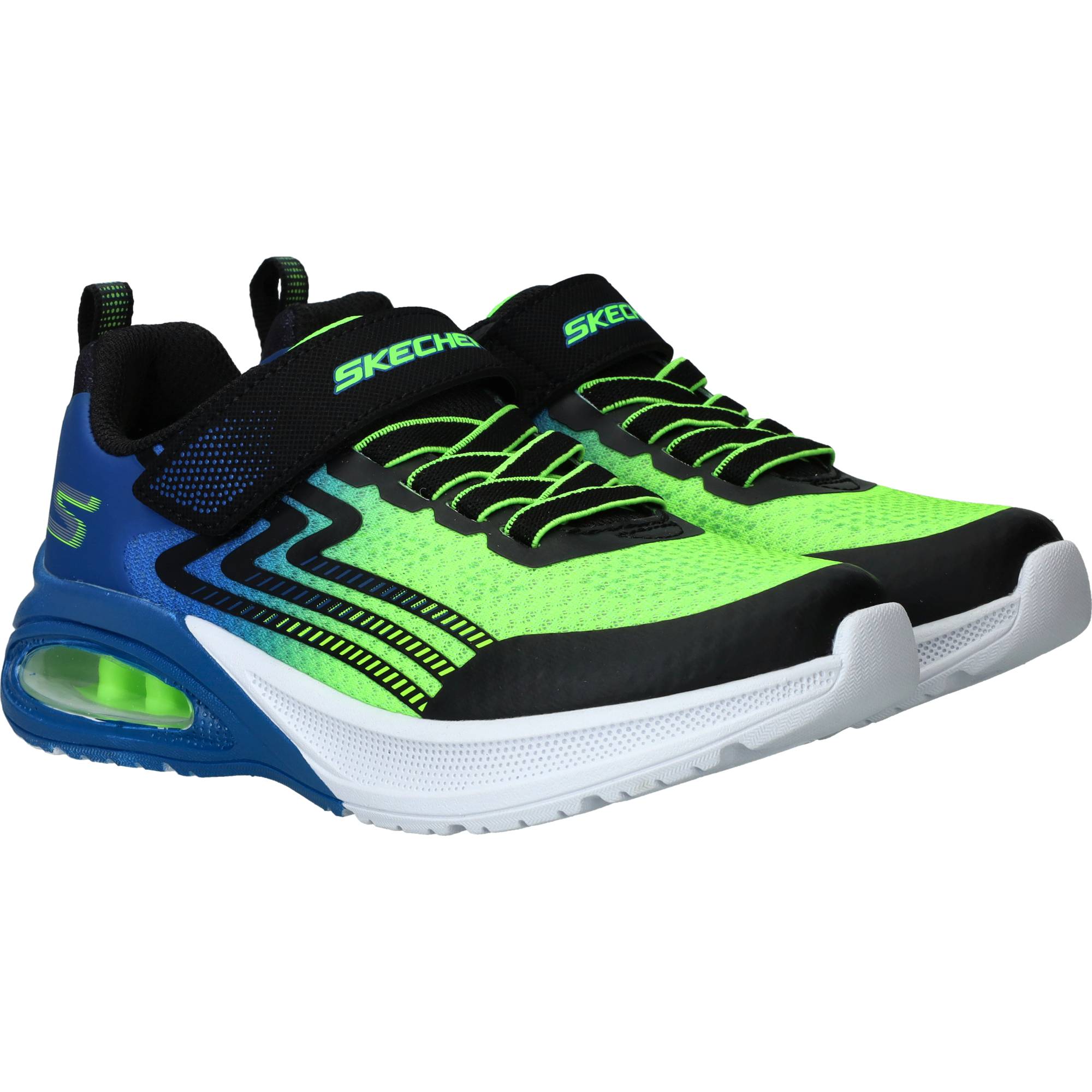 Skechers Microspec Max Advance Sneakers Jongens Groen, sneaker voor jongens – foto 2