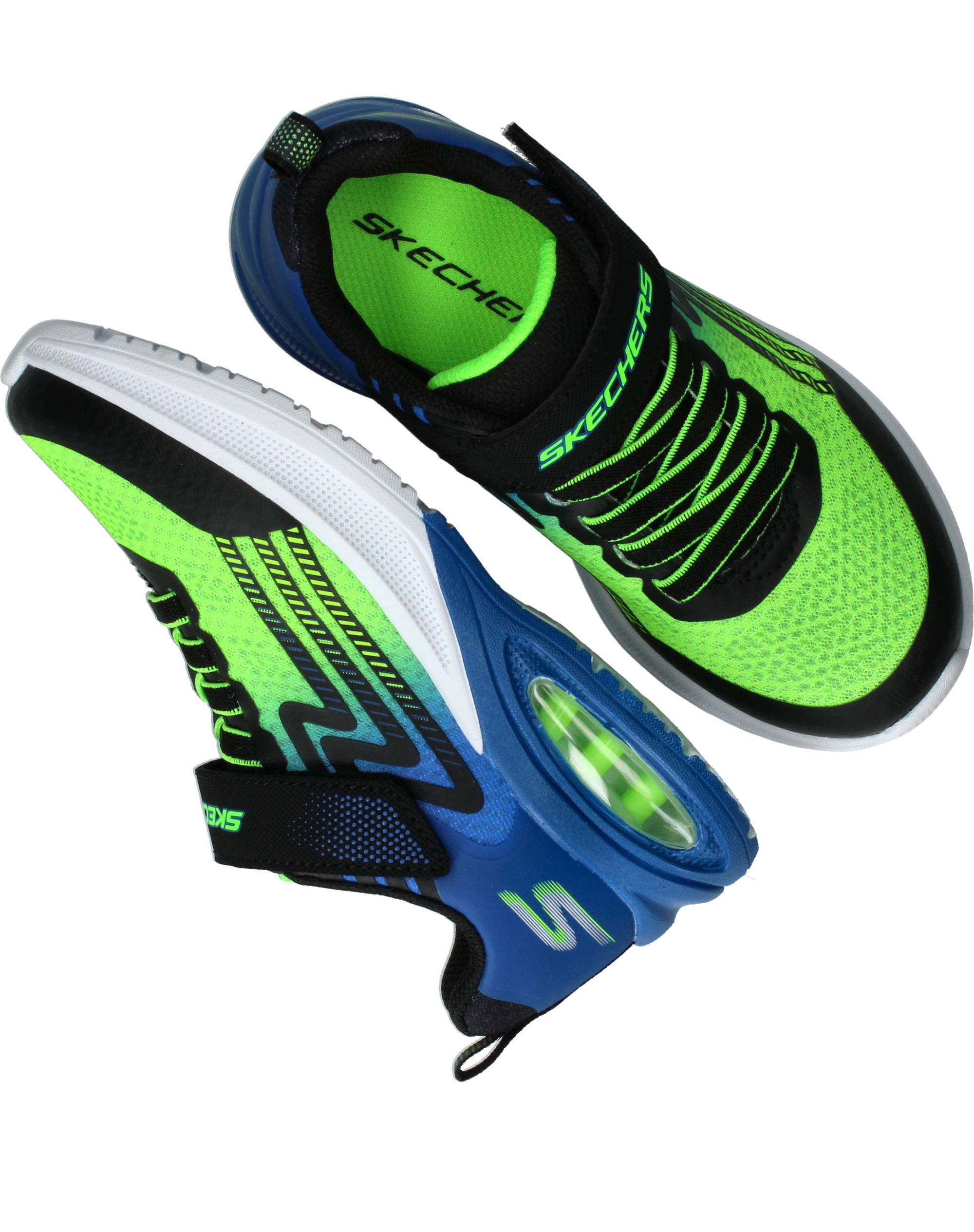 Skechers Microspec Max Advance Sneakers Jongens Groen, sneaker voor jongens – foto 4