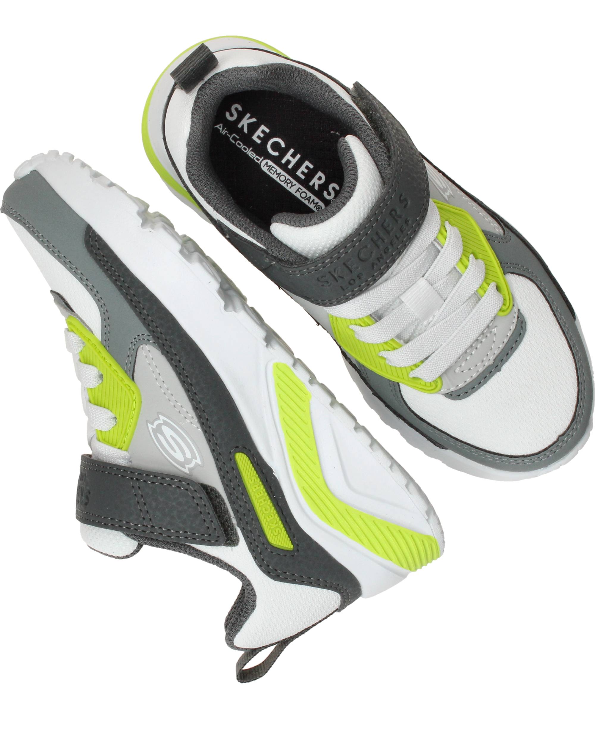 Skechers Uno Lite Sneakers Jongens Grijs, sneaker voor jongens – foto 4