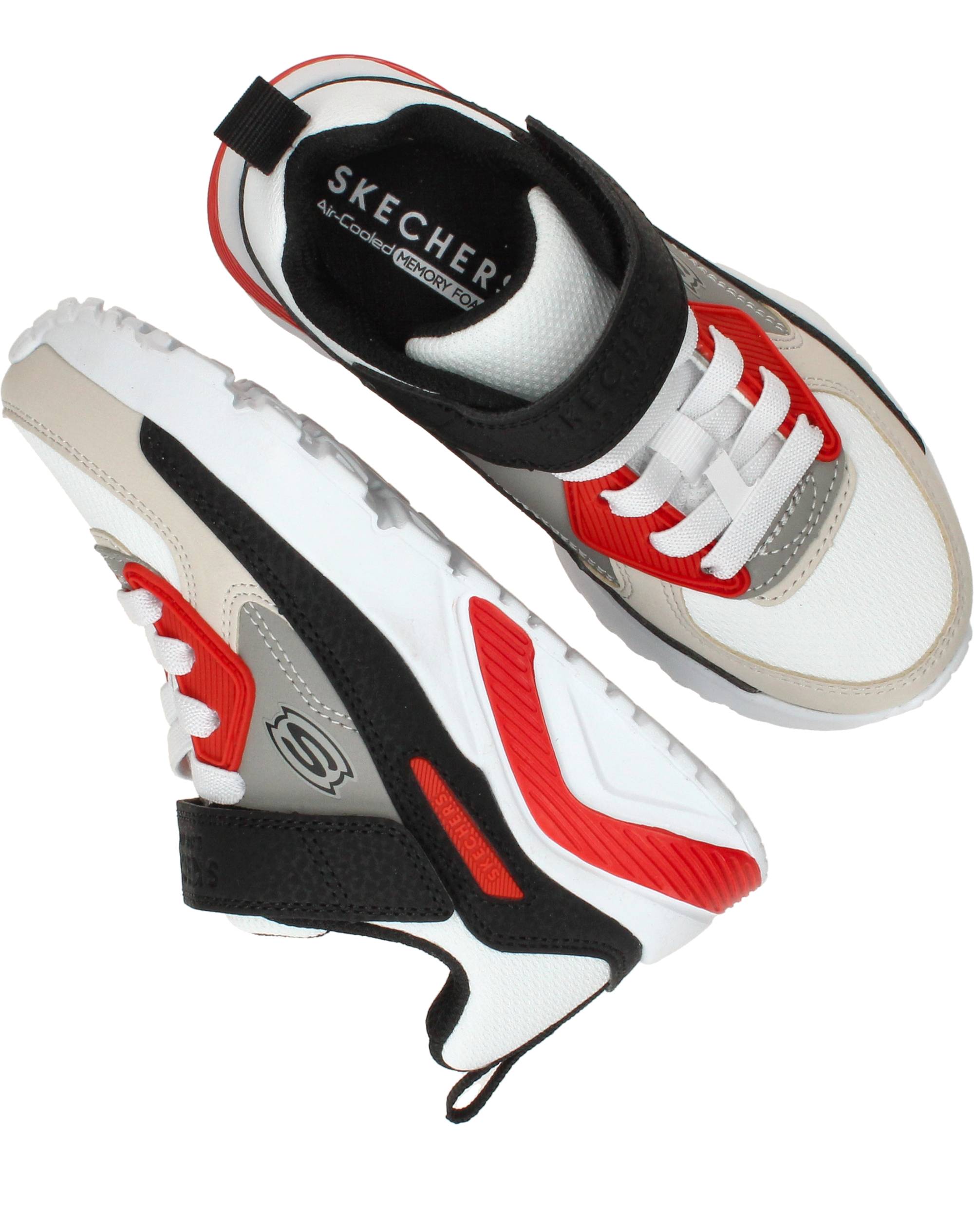Skechers Uno Lite Sneakers Jongens Wit, sneaker voor jongens – foto 4