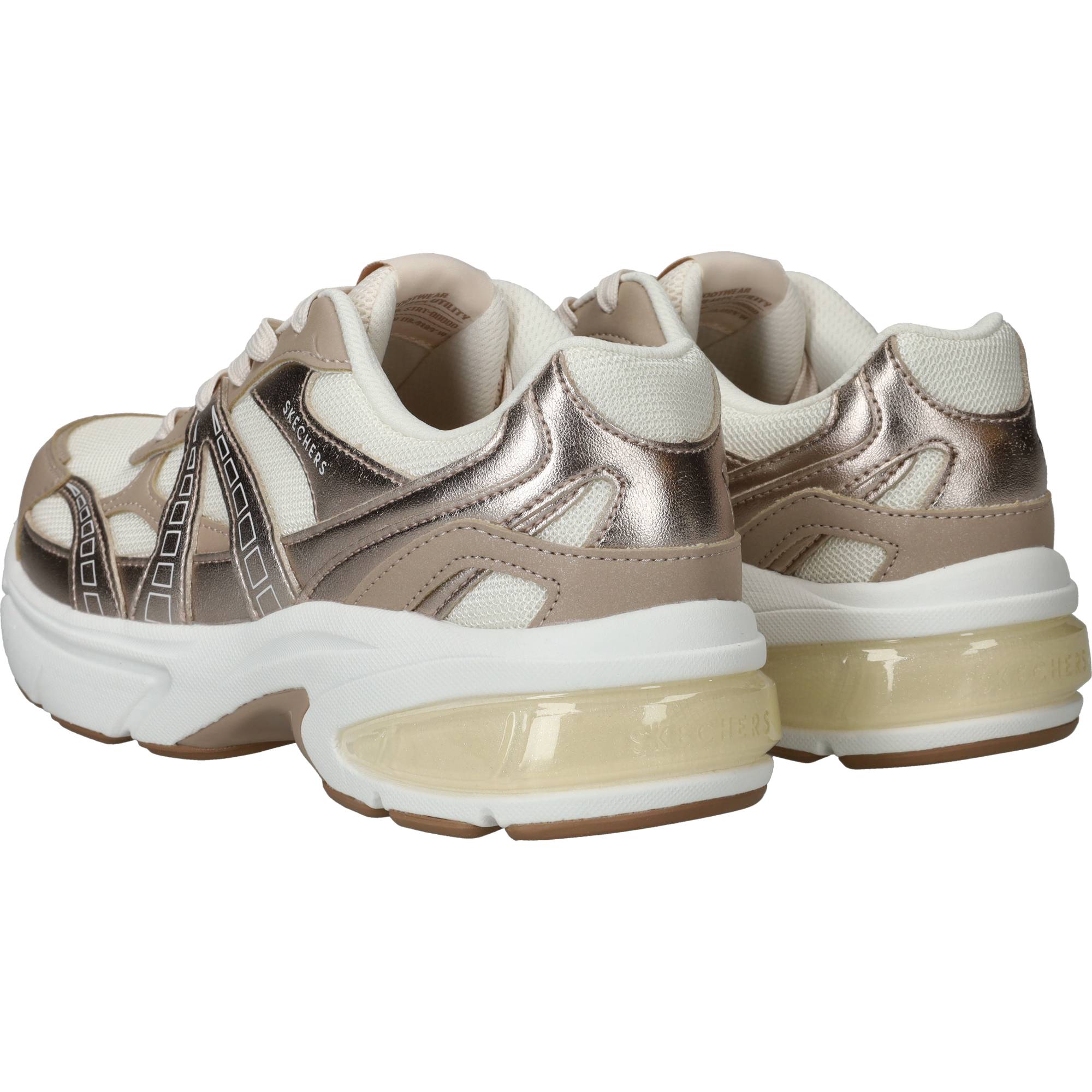 Skechers Shadow Stellar 90 Sneakers Dames Beige, sneaker voor dames – foto 3