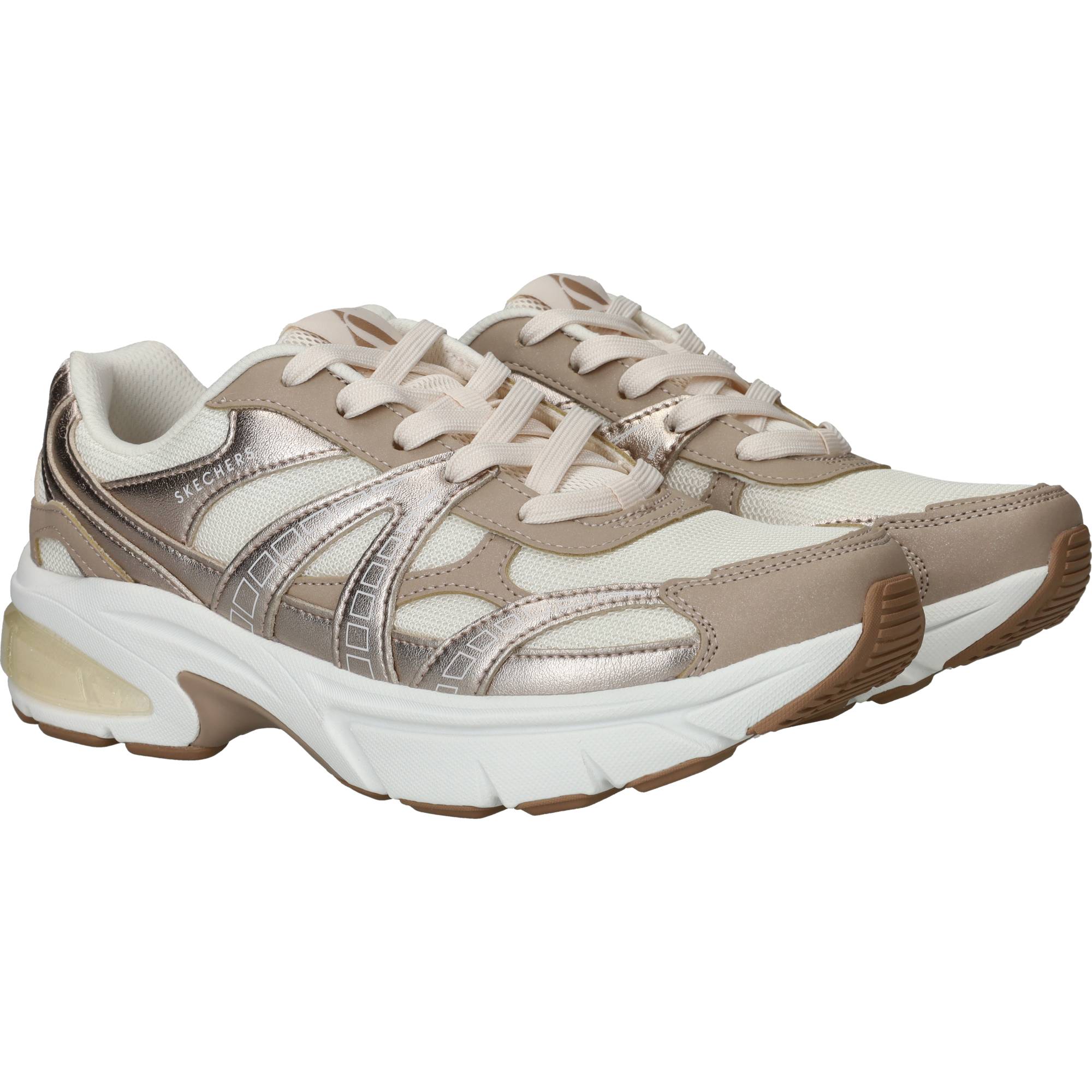 Skechers Shadow Stellar 90 Sneakers Dames Beige, sneaker voor dames – foto 2