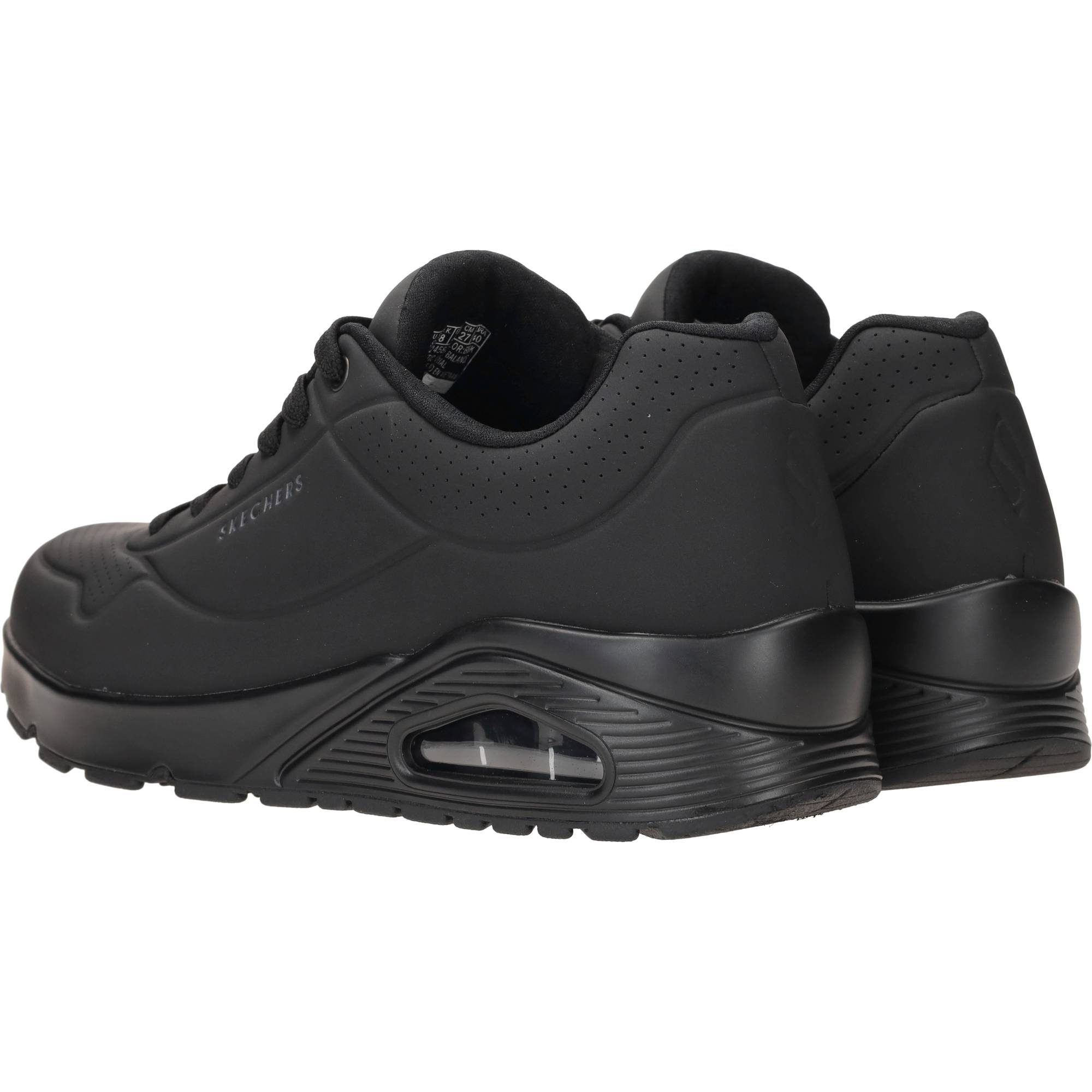Skechers Uno Stand On Air Sneakers Heren Zwart, sneaker voor heren – foto 3
