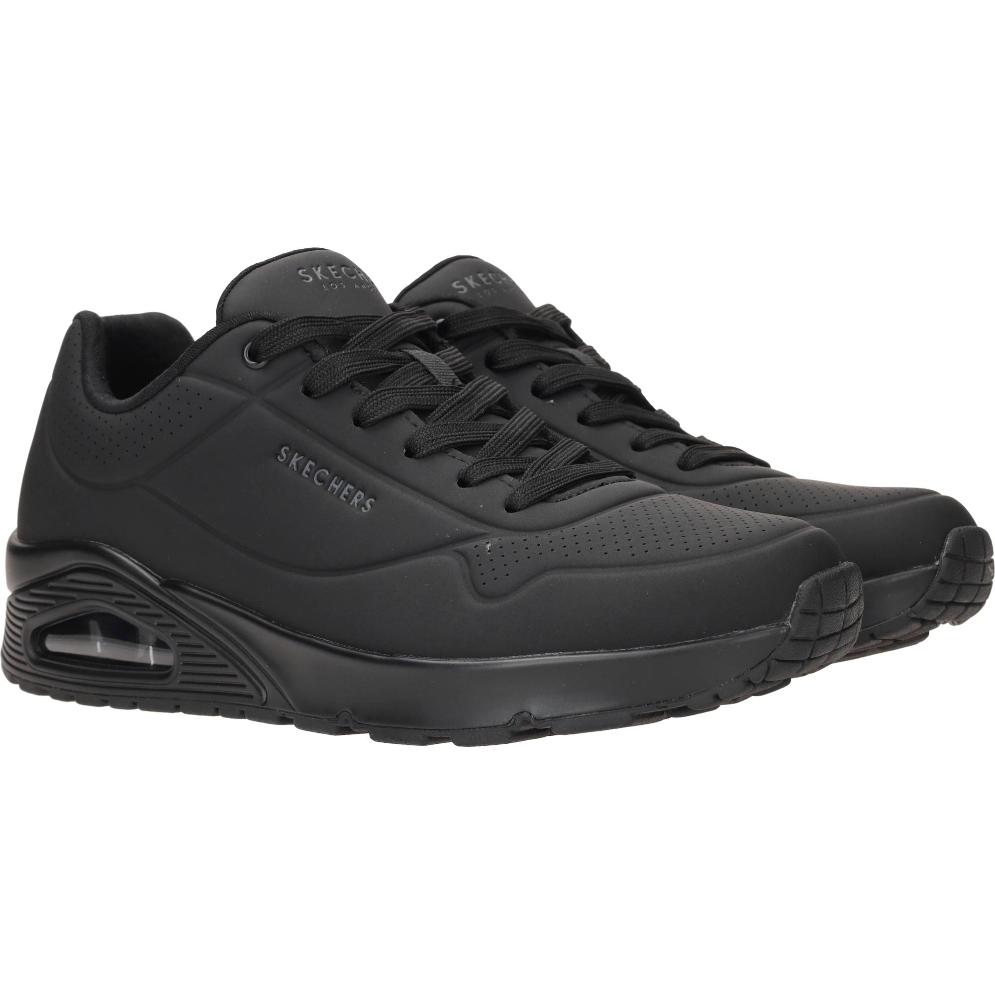 Skechers Uno Stand On Air Sneakers Heren Zwart, sneaker voor heren – foto 2