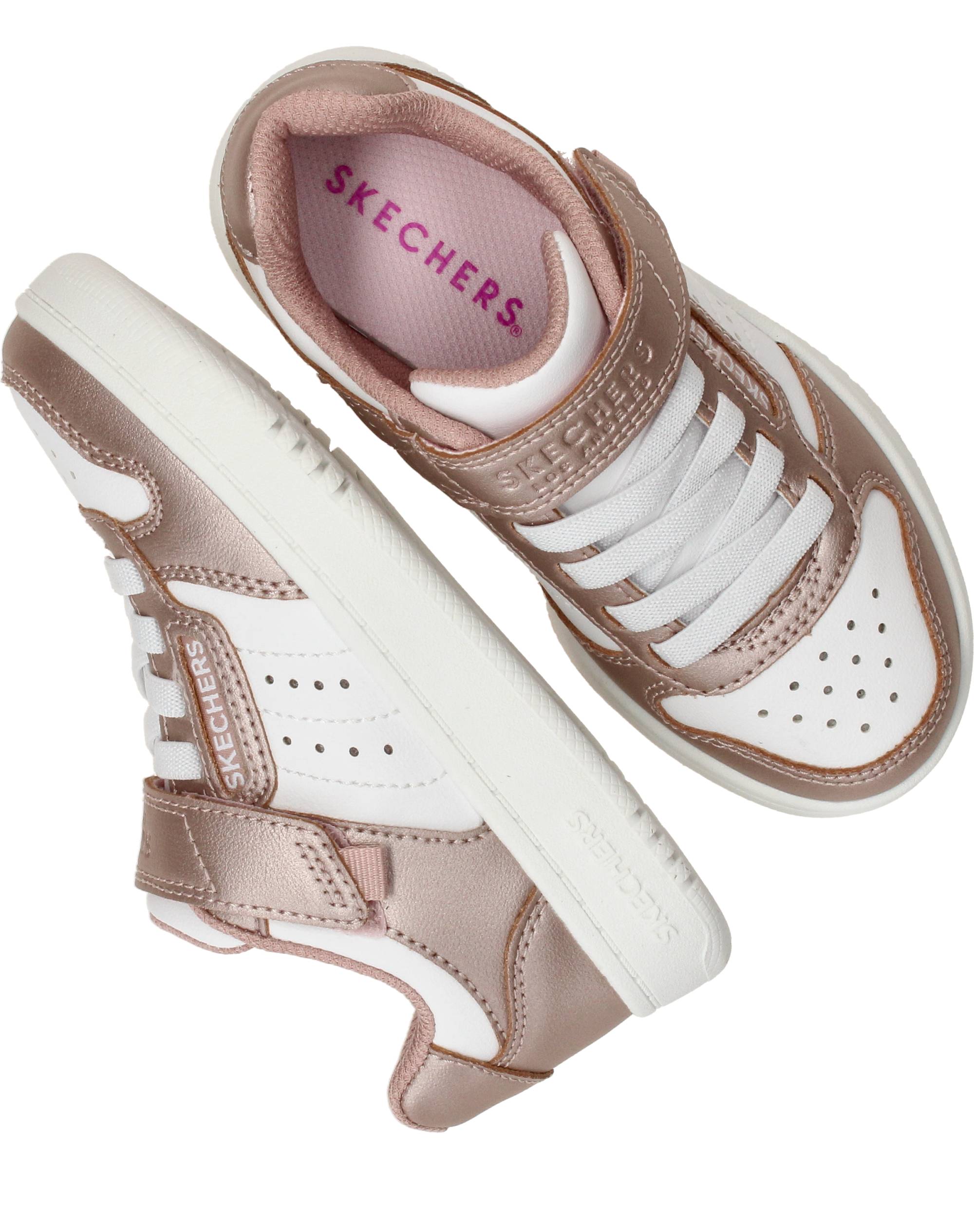 Skechers Quick Street Style Stride Sneakers Meisjes Roze – foto 3