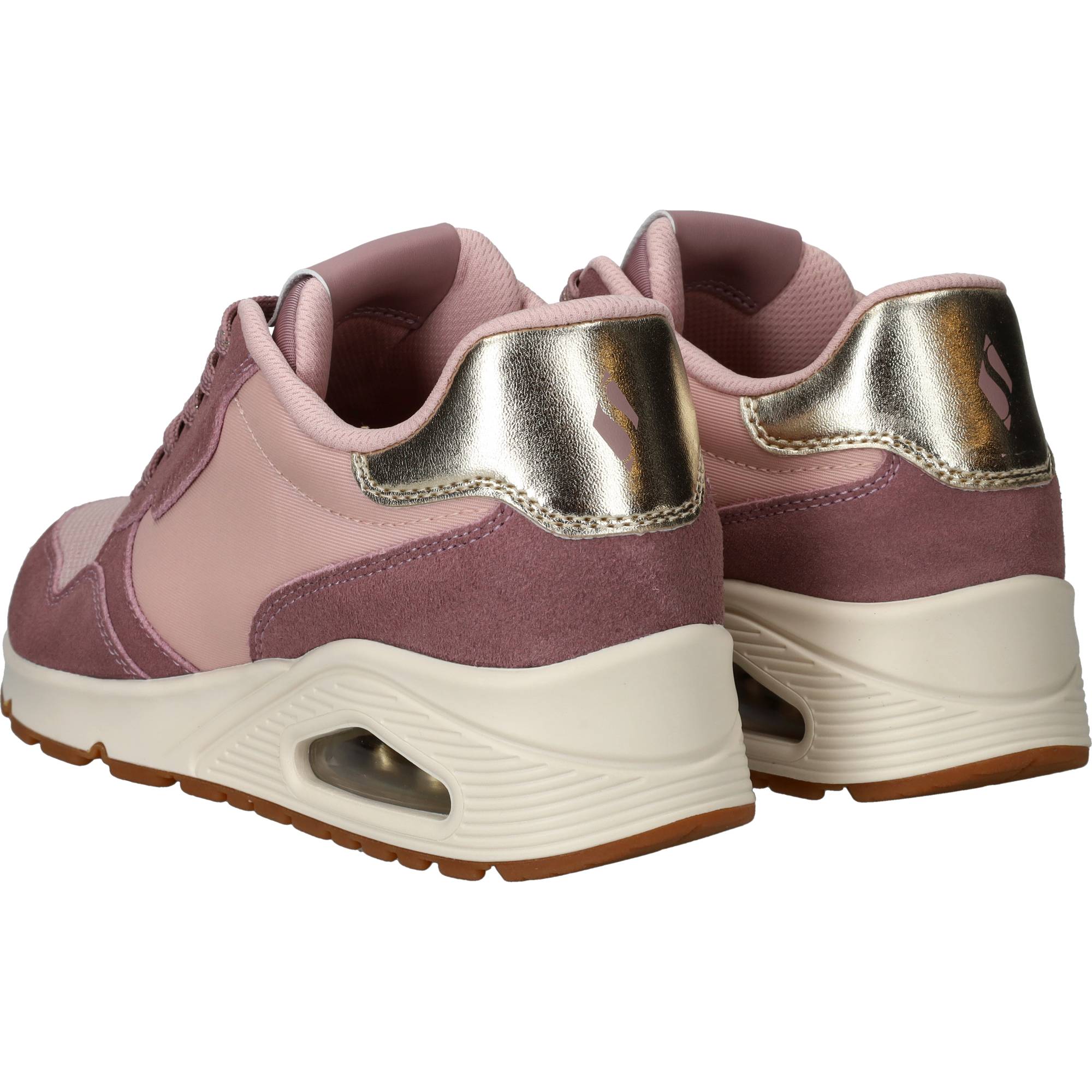 Skechers Uno Sneakers Dames Roze, sneaker voor dames – foto 3