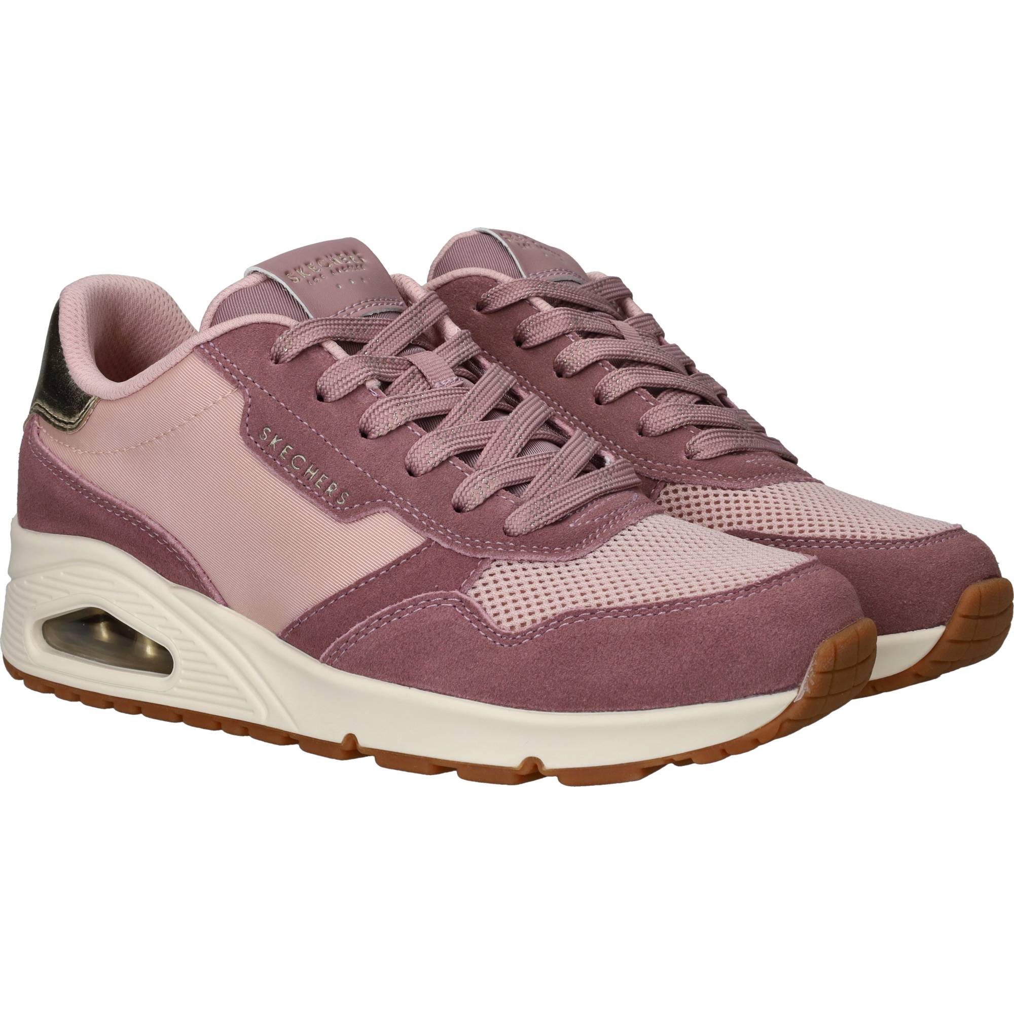 Skechers Uno Sneakers Dames Roze, sneaker voor dames – foto 2