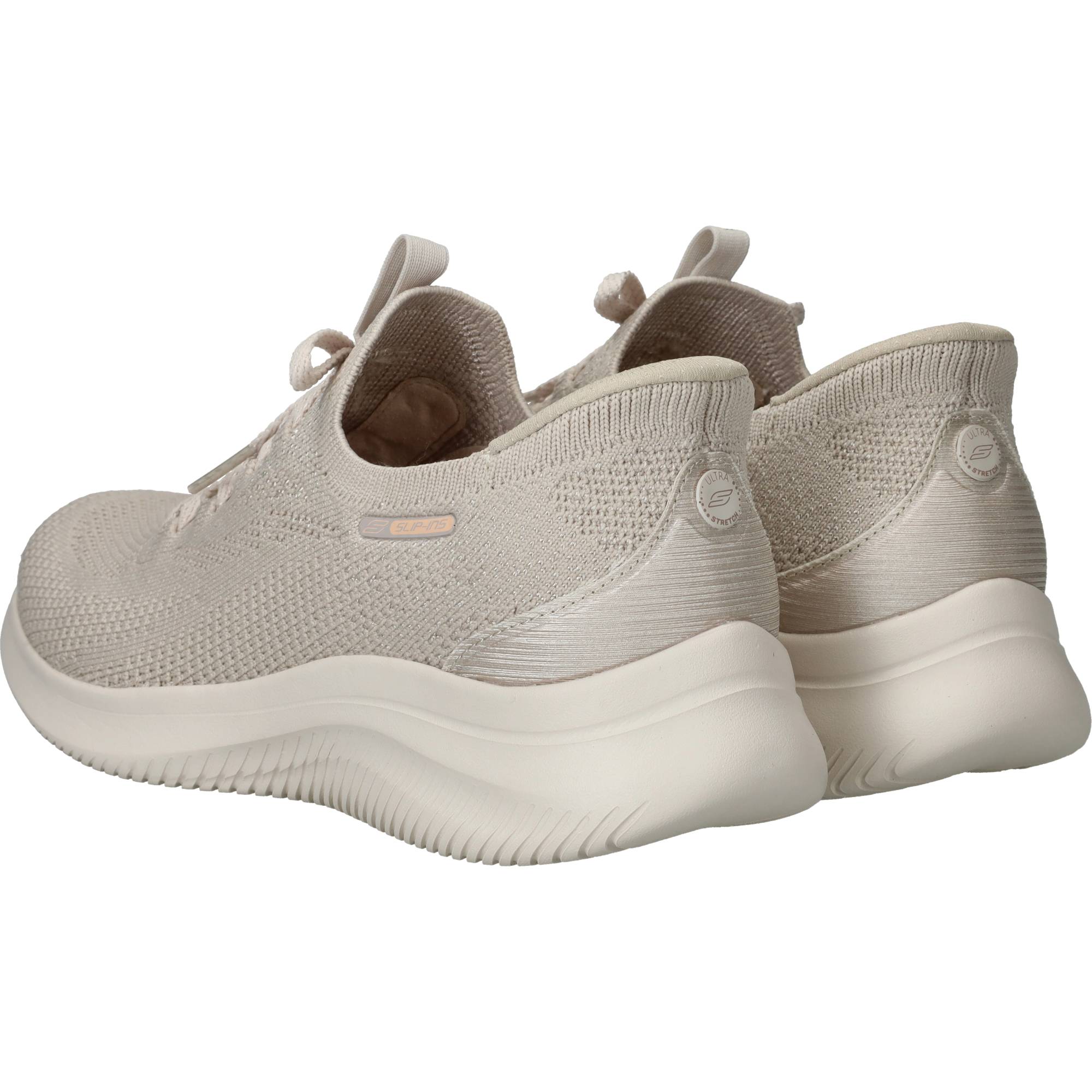 Skechers Ultra Flex 4.0 Slip-Ins Instappers Dames Beige, instapper voor dames – foto 3