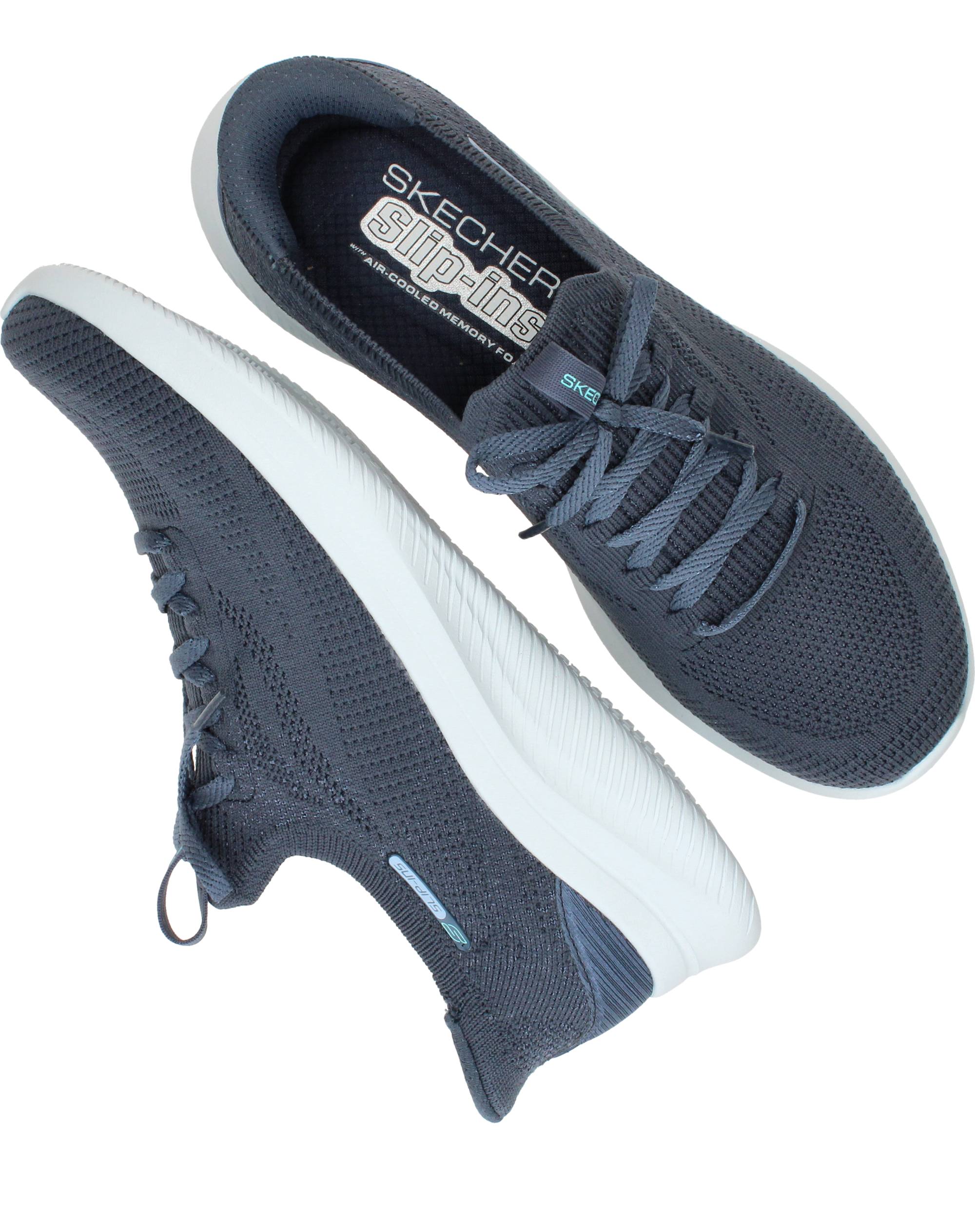 Skechers Ultra Flex 4.0 Slip-Ins Instappers Dames Blauw, instapper voor dames – foto 4