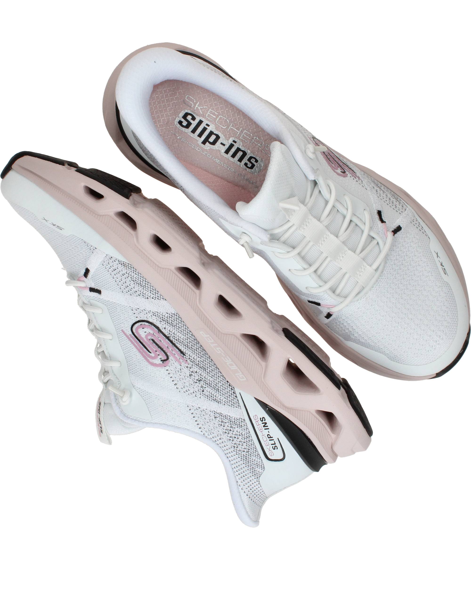 Skechers Slip-Ins Glide Step Altus Instappers Dames Wit, instapper voor dames – foto 4