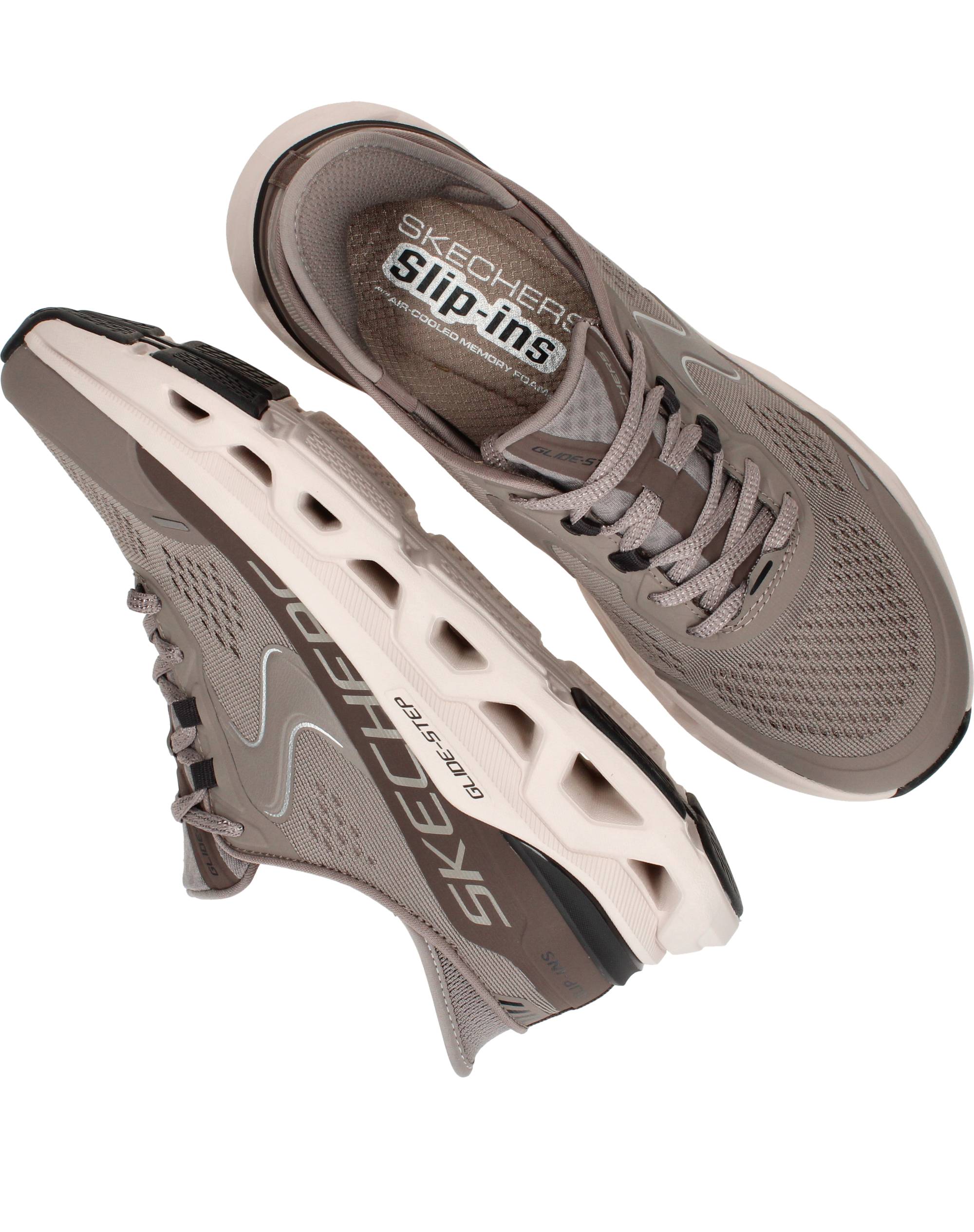 Skechers Slip-Ins Glide Step Altus Sneakers Dames Taupe, sneaker voor dames – foto 4