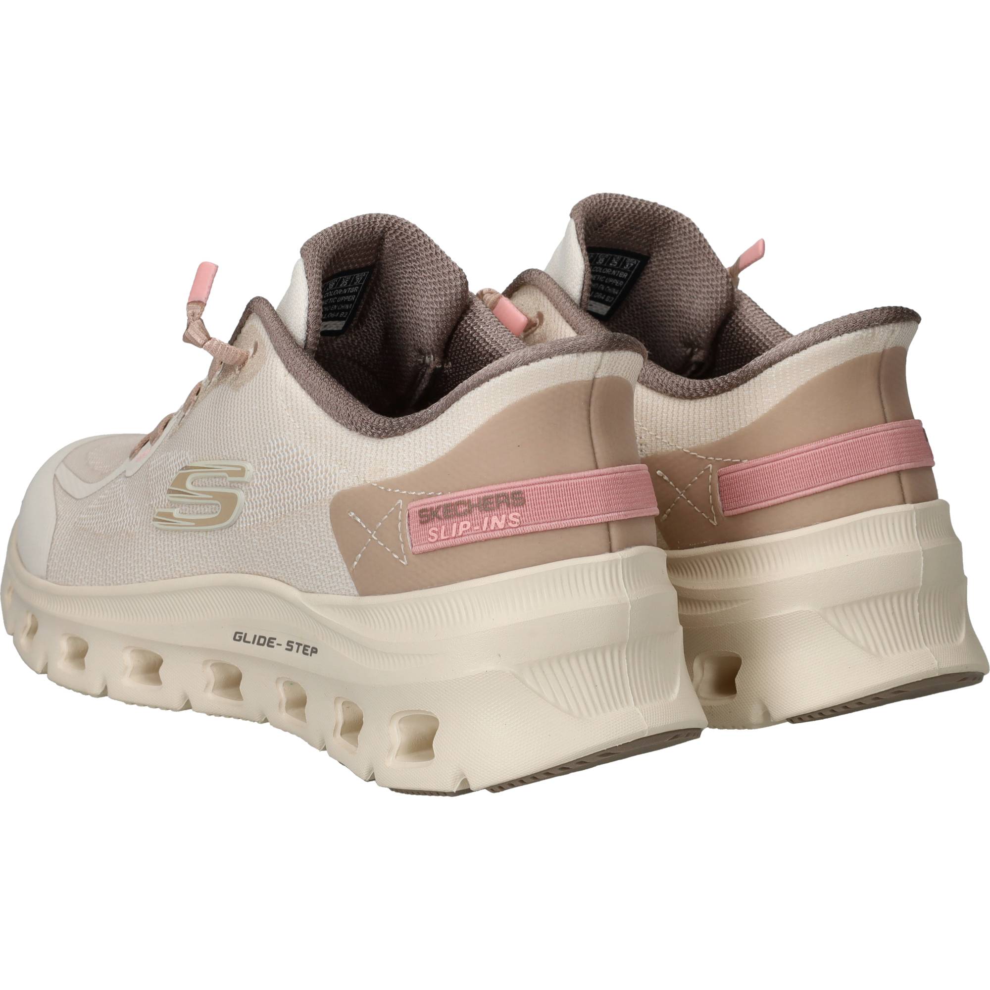 Skechers Glide Step Pro Pure Motion Instappers Dames Beige, instapper voor dames – foto 3