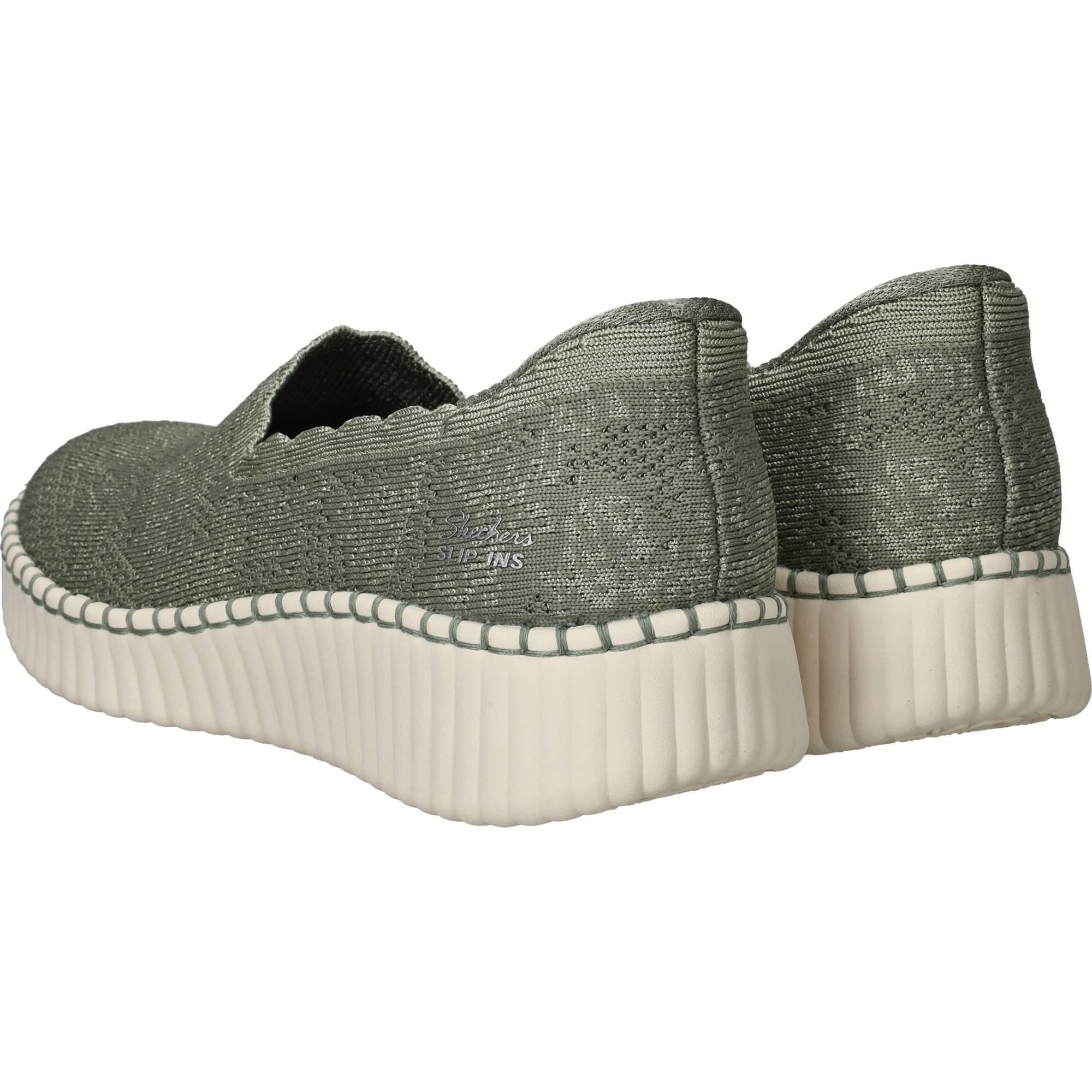 Skechers Wilshire Blvd Slip-Ins Instappers Dames Groen, instapper voor dames – foto 3