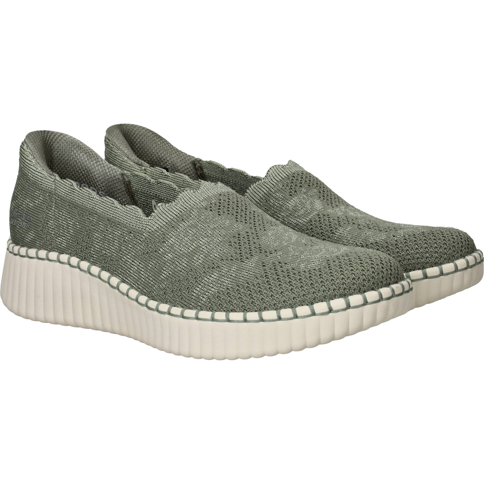 Skechers Wilshire Blvd Slip-Ins Instappers Dames Groen, instapper voor dames – foto 2