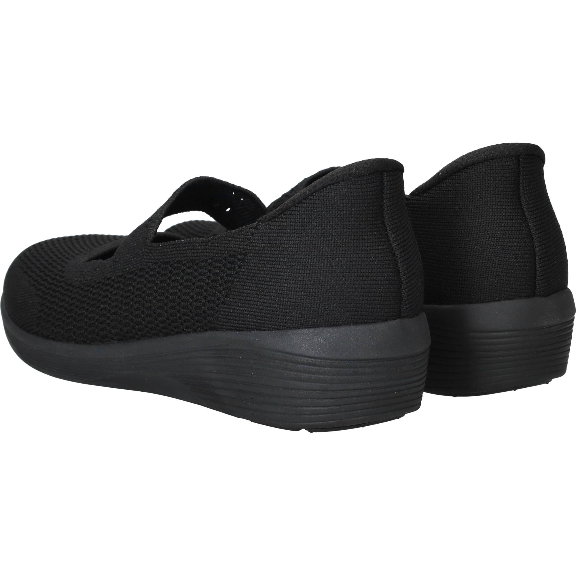Skechers Arya Slip-Ins Ballerina's Dames Zwart, ballerina voor dames – foto 3