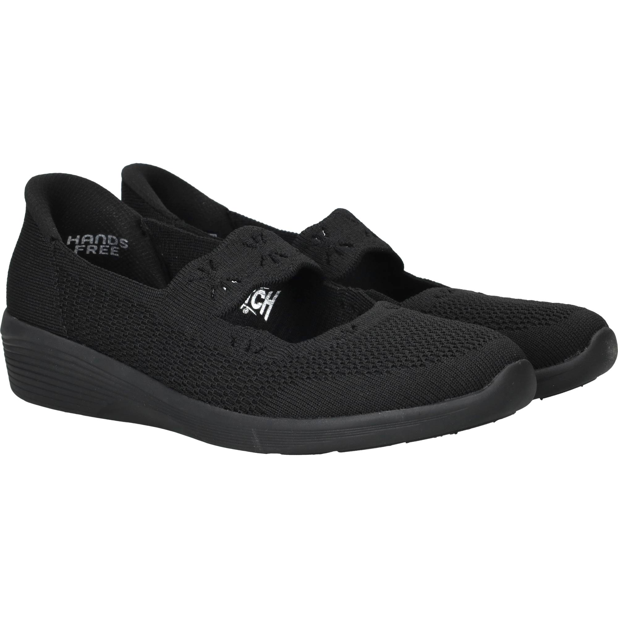 Skechers Arya Slip-Ins Ballerina's Dames Zwart, ballerina voor dames – foto 2