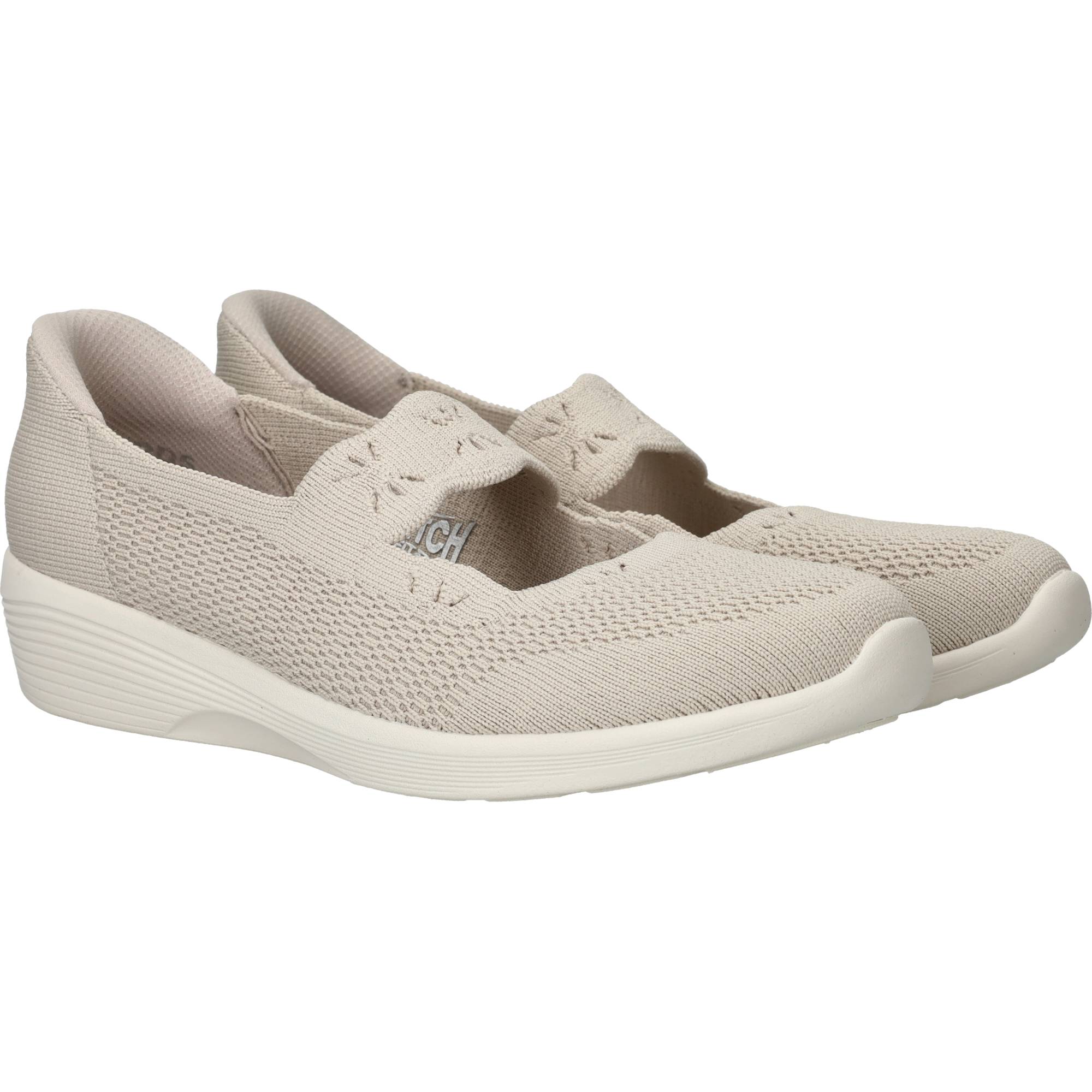 Skechers Arya Slip-Ins Ballerina's Dames Beige, ballerina voor dames – foto 2