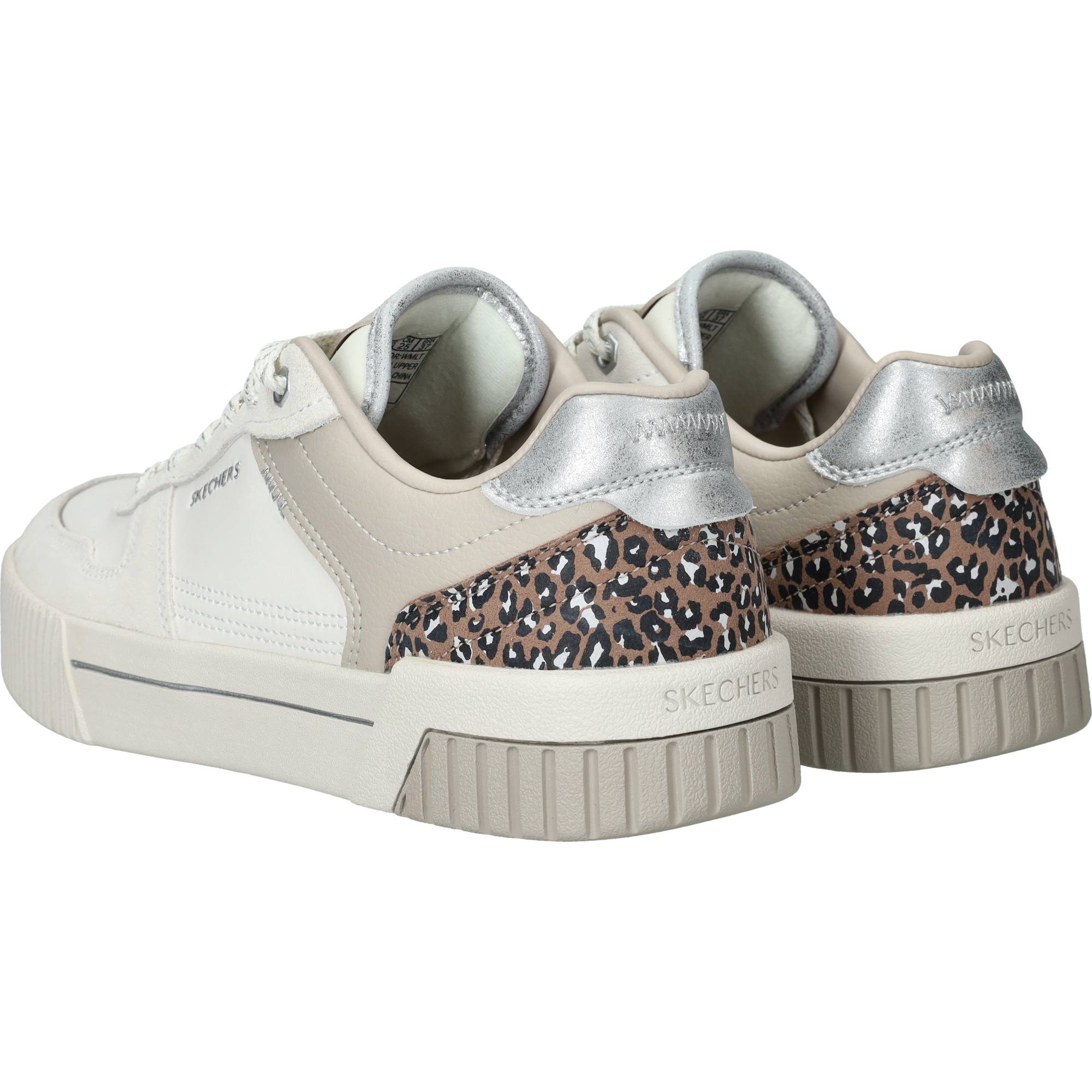 Skechers Jade Lustrous Luxury Sneakers Dames Wit, sneaker voor dames – foto 3