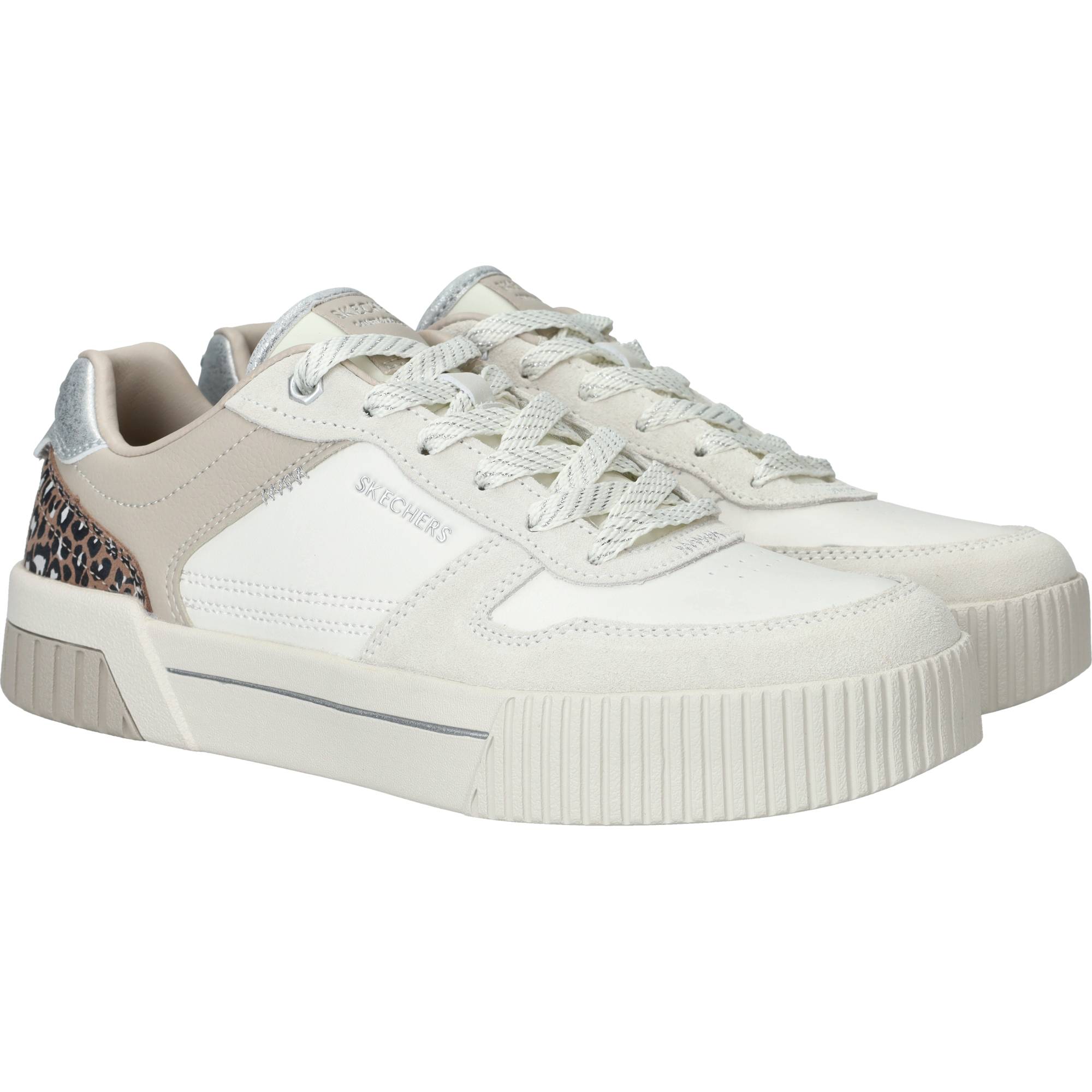 Skechers Jade Lustrous Luxury Sneakers Dames Wit, sneaker voor dames – foto 2