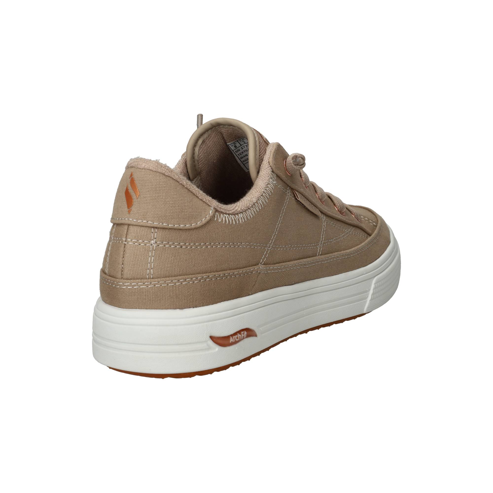 Skechers Arch Fit Arcade Meet Ya There Sneakers Taupe Dames