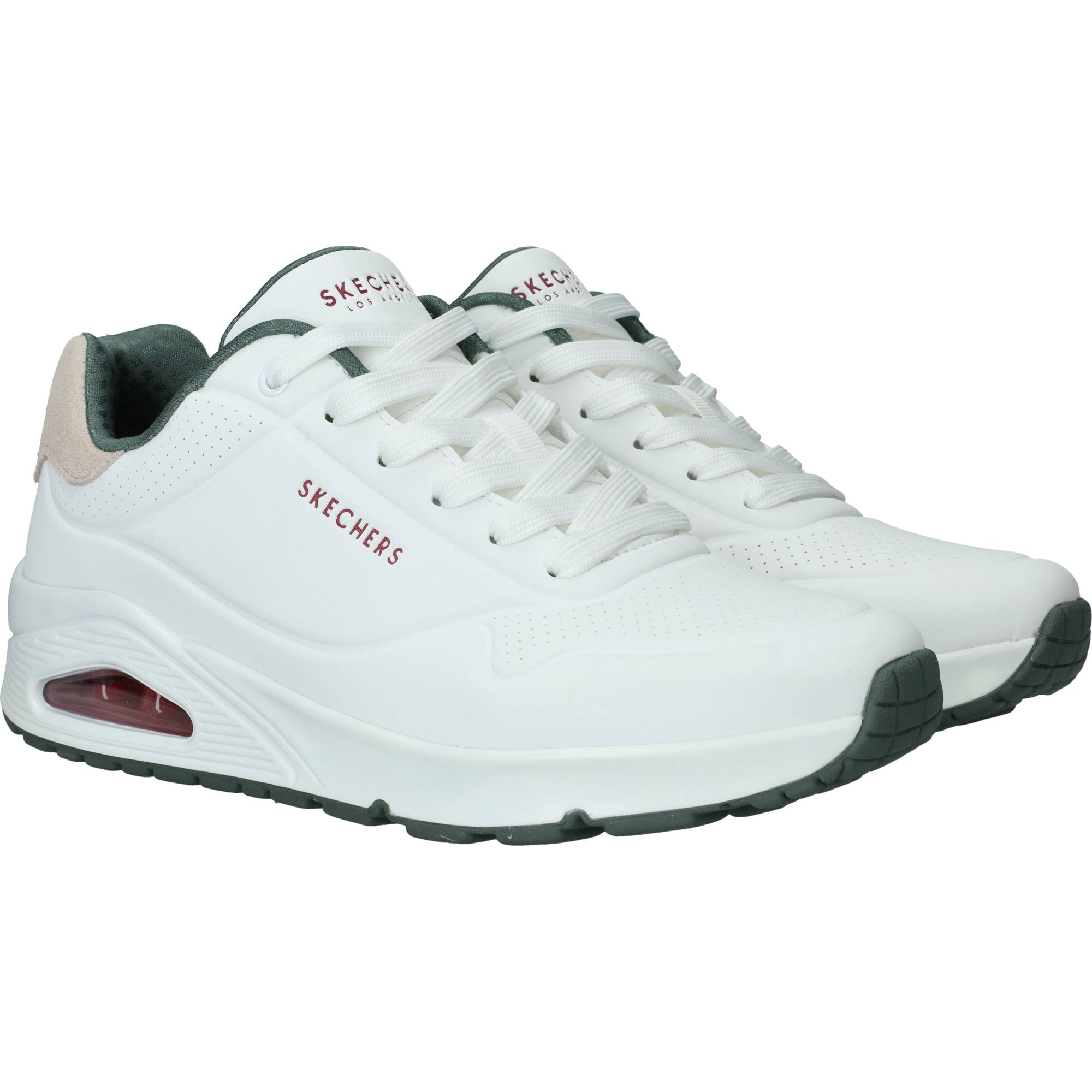 Skechers Uno Suited On Air Sneakers Heren Wit, sneaker voor heren – foto 2