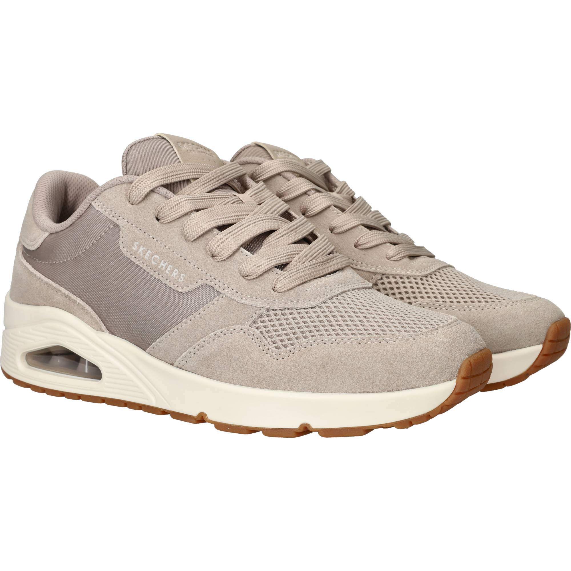 Skechers Uno Vintage Air Sneakers Heren Taupe, sneaker voor heren – foto 2