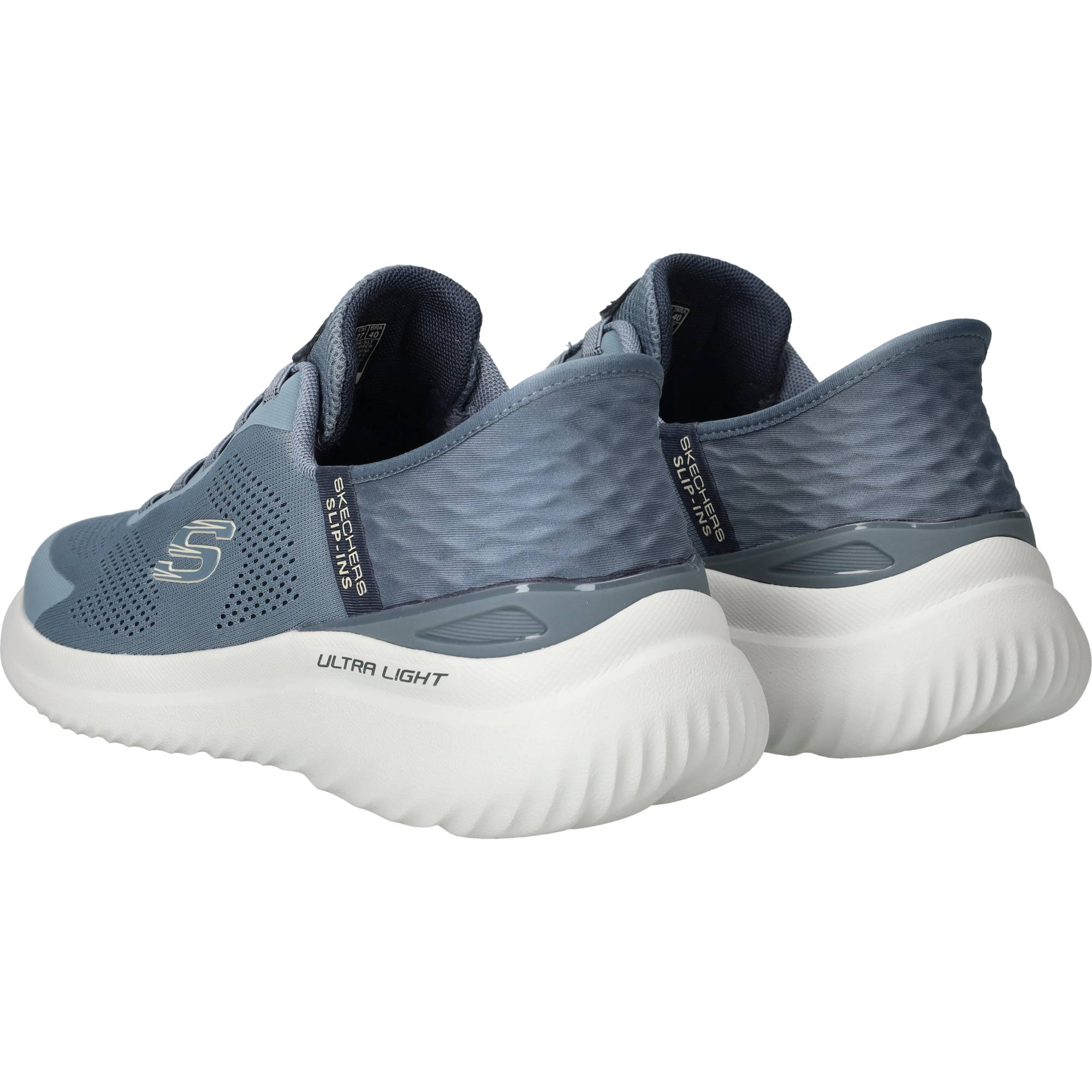 Skechers Slip-Ins Bounder 2.0 Instappers Heren Blauw, instapper voor heren – foto 3
