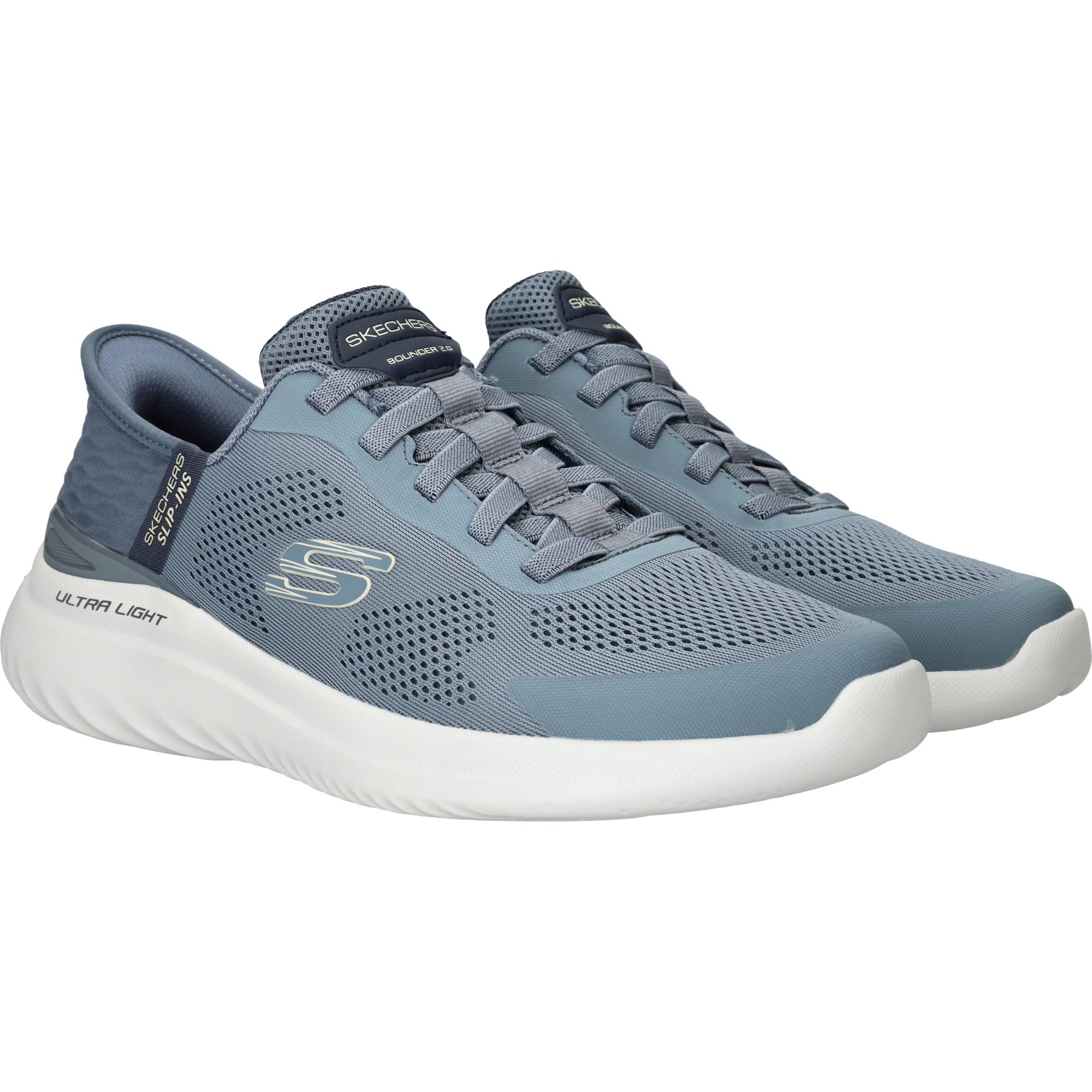 Skechers Slip-Ins Bounder 2.0 Instappers Heren Blauw, instapper voor heren – foto 2
