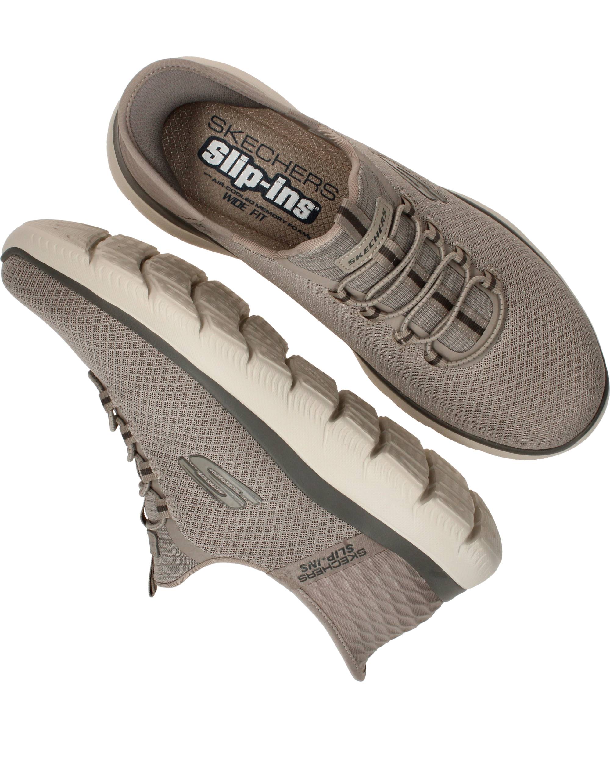 Skechers Slip-Ins Summits Instappers Heren Taupe, instapper voor heren – foto 4