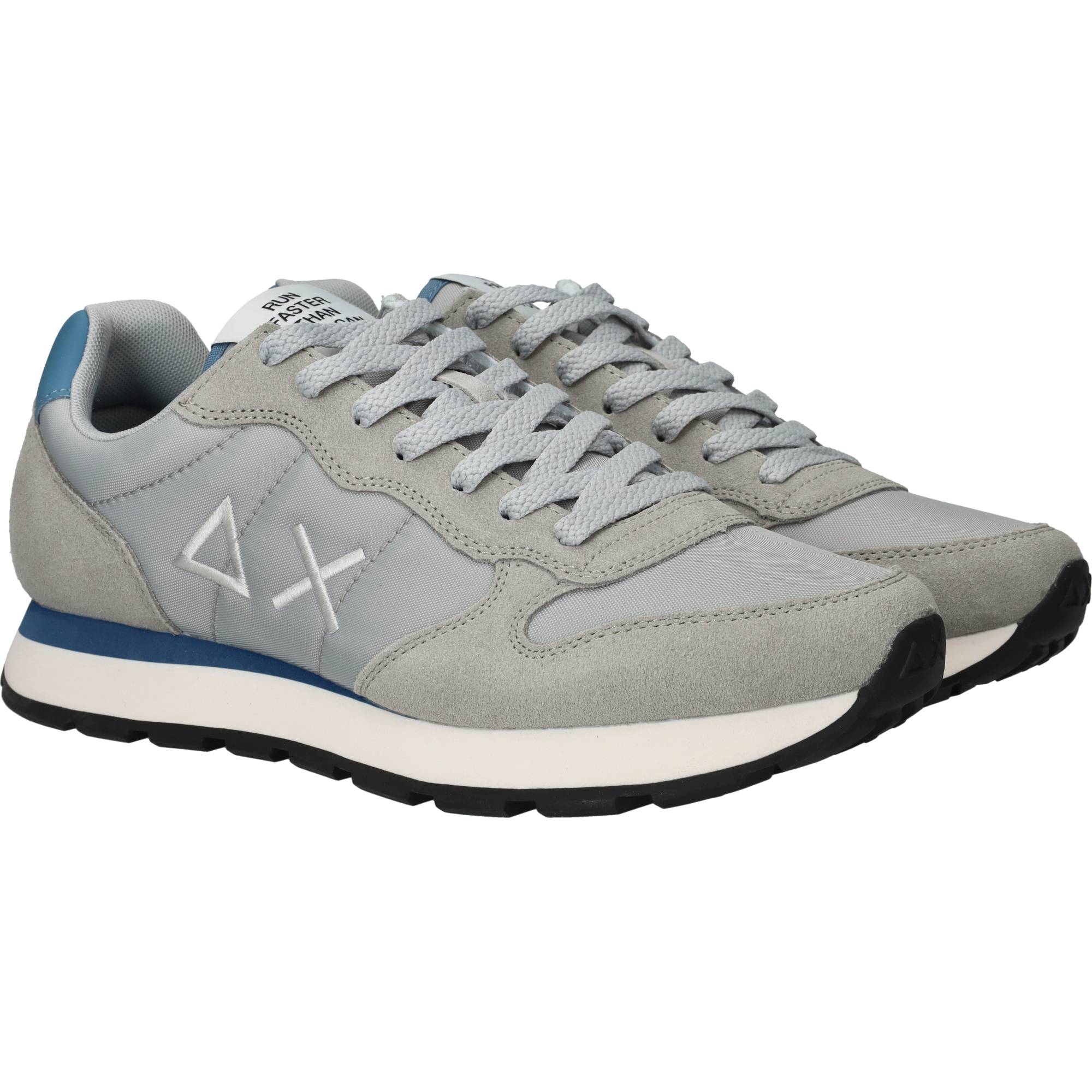 SUN68 Tom Solid Sneakers Heren Grijs, sneaker voor heren – foto 2