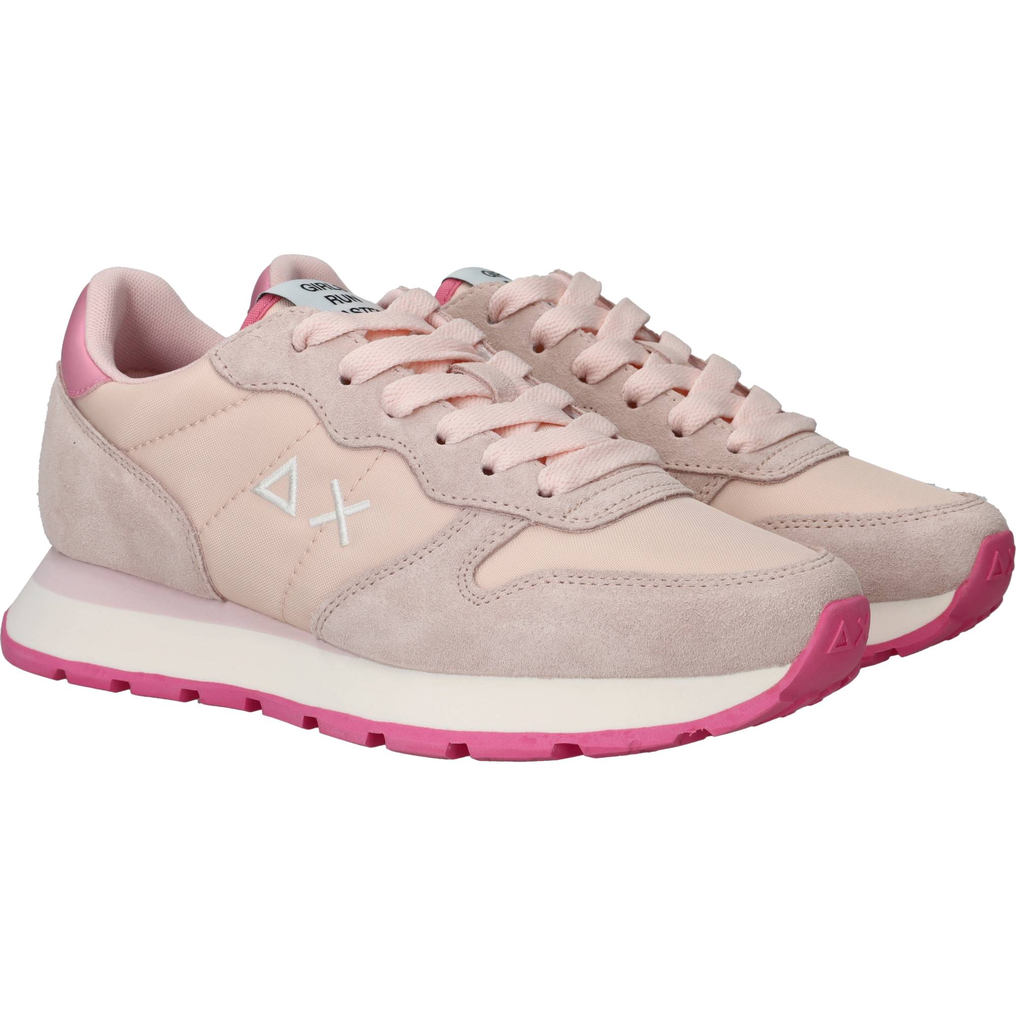 Sun 68 Ally Solid Nylon Sneakers Dames Roze, sneaker voor dames – foto 2