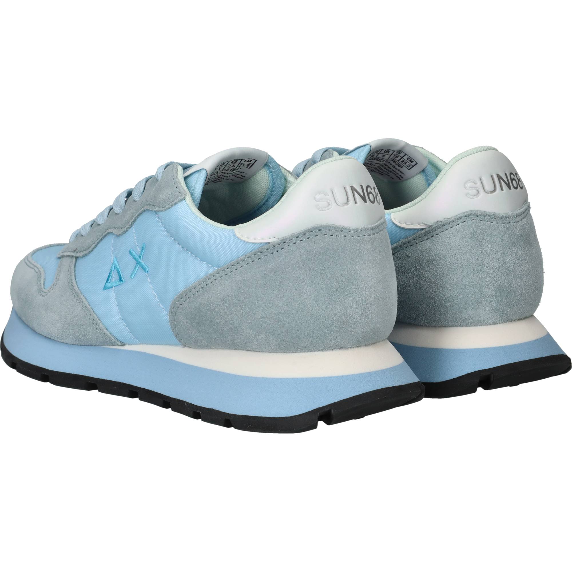 Sun 68 Ally Solid Nylon Sneakers Dames Blauw, sneaker voor dames – foto 3