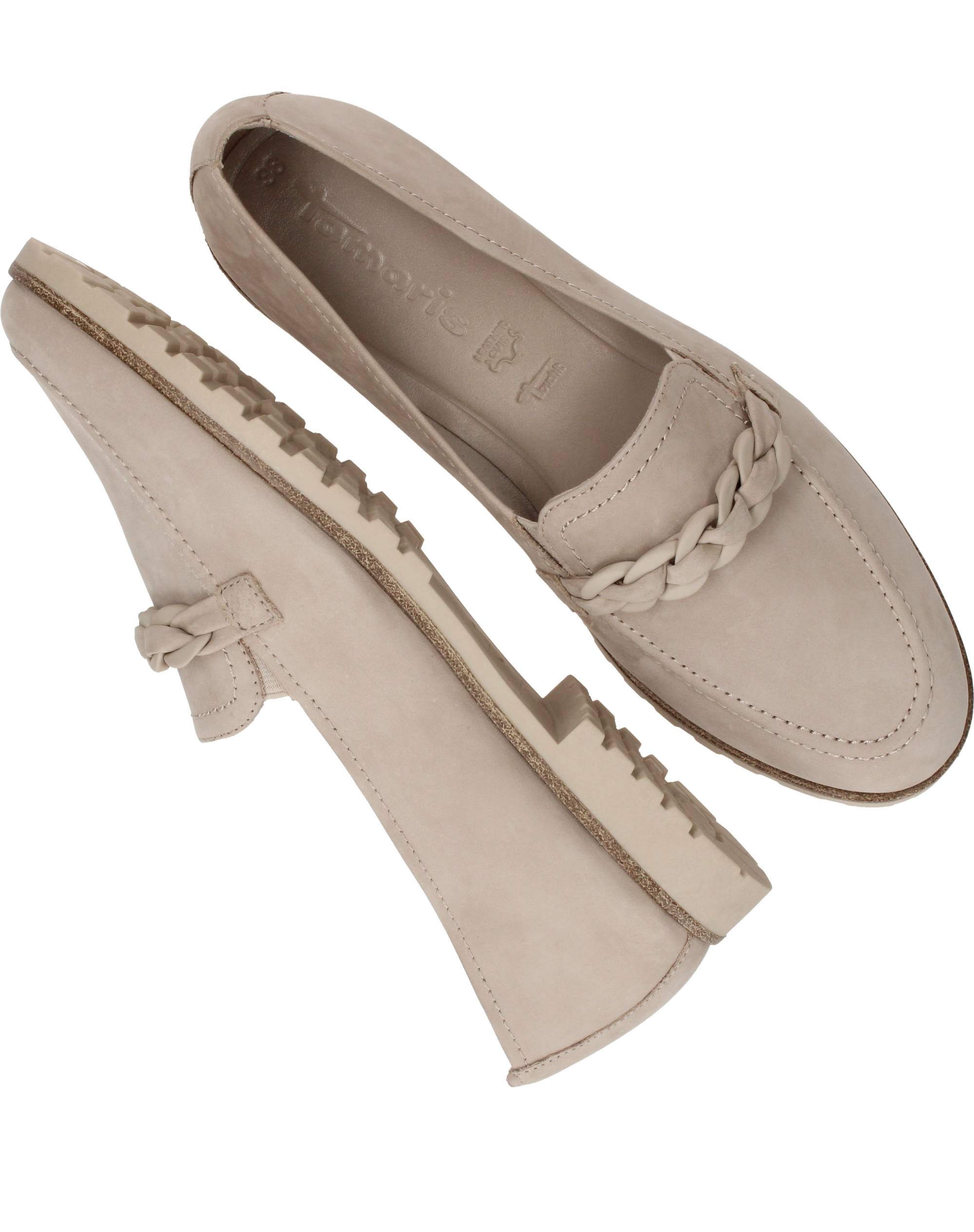Tamaris Instappers Dames Beige, instapper voor dames – foto 8