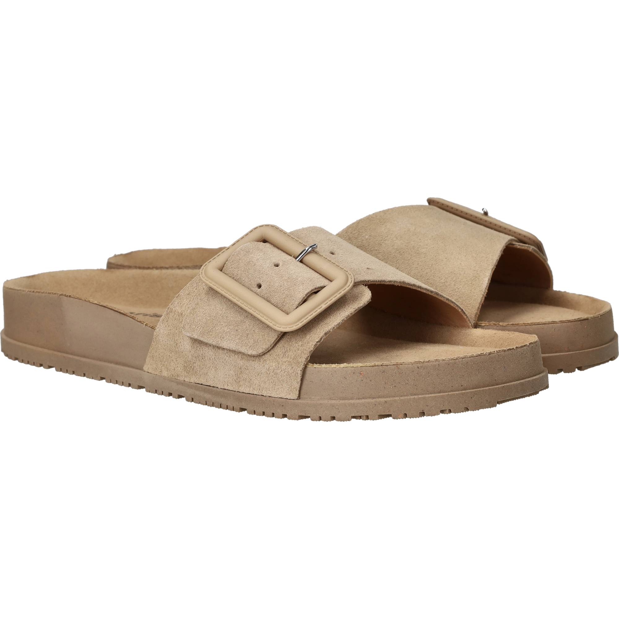 Tamaris Slippers Dames Taupe, slipper voor dames – foto 2