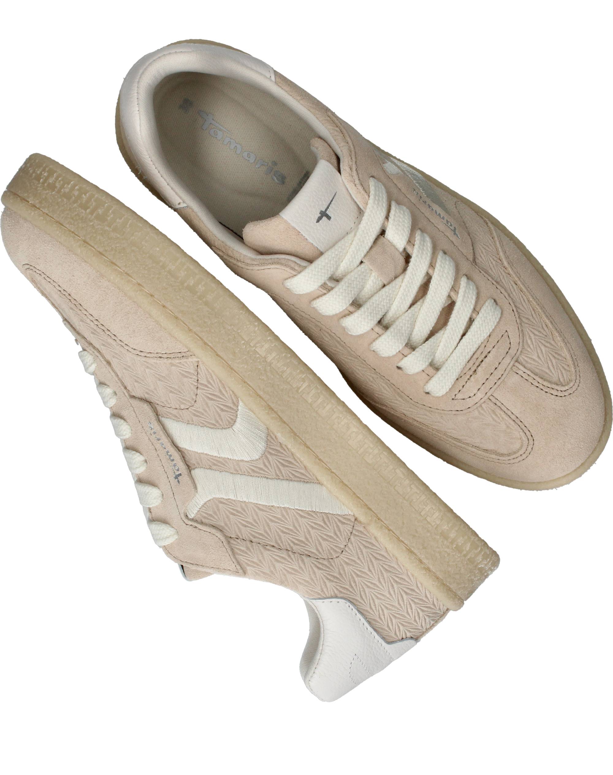 Tamaris Sneakers Dames Beige, sneaker voor dames – foto 4