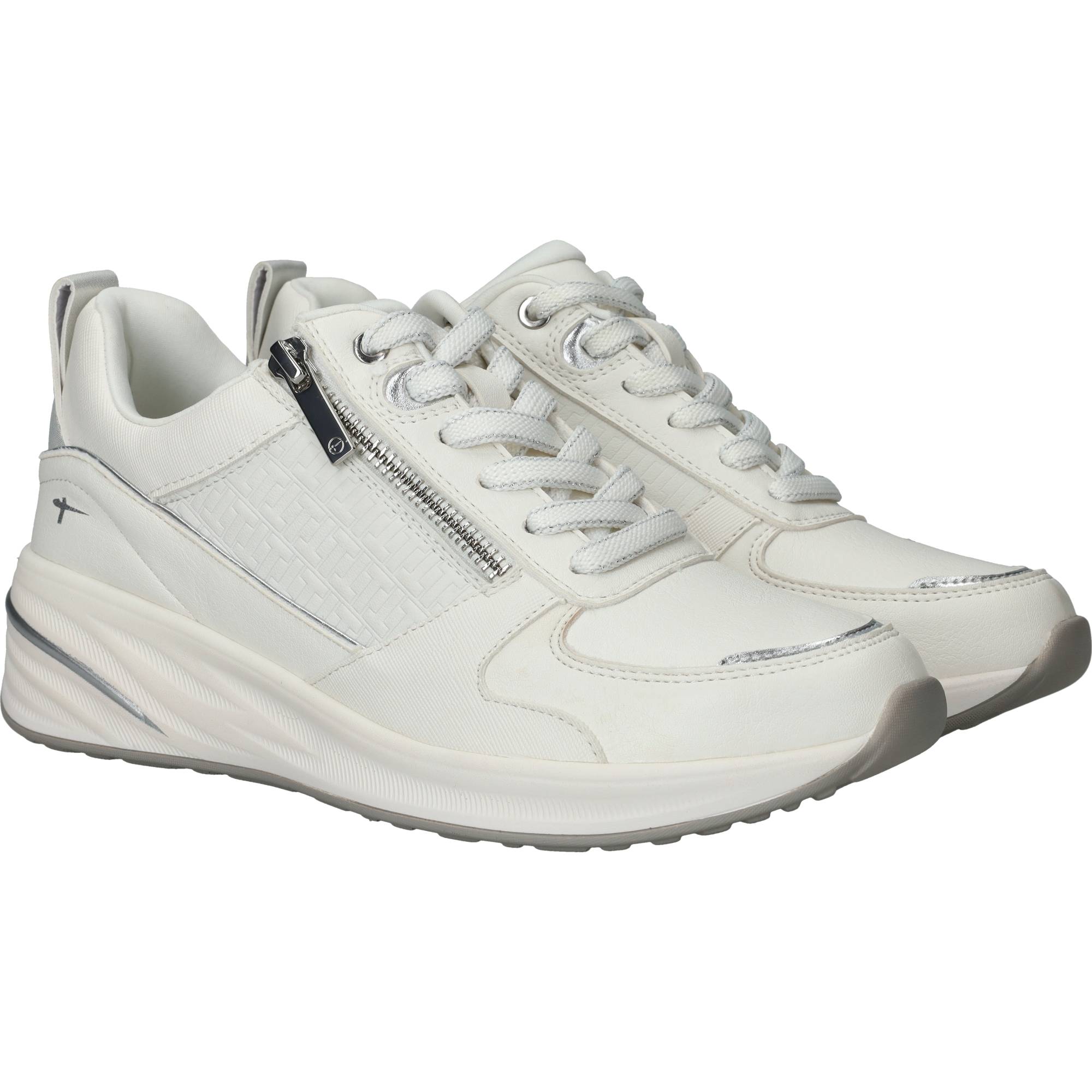 Tamaris Sneakers Dames Wit, sneaker voor dames – foto 6