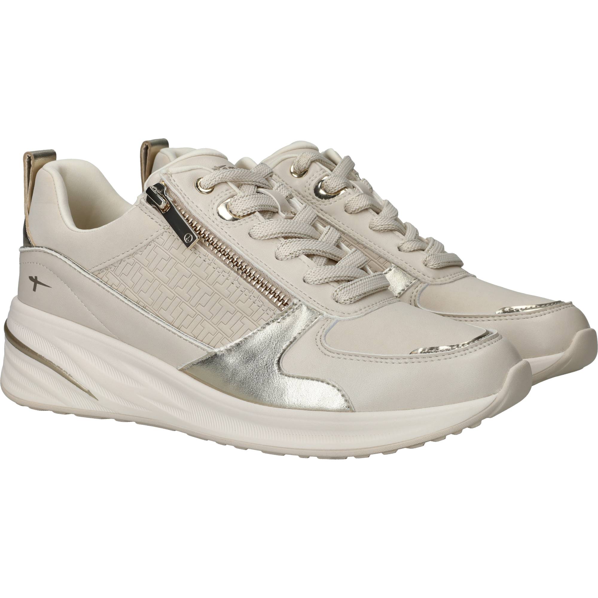 Tamaris Sneakers Dames Beige, sneaker voor dames – foto 6