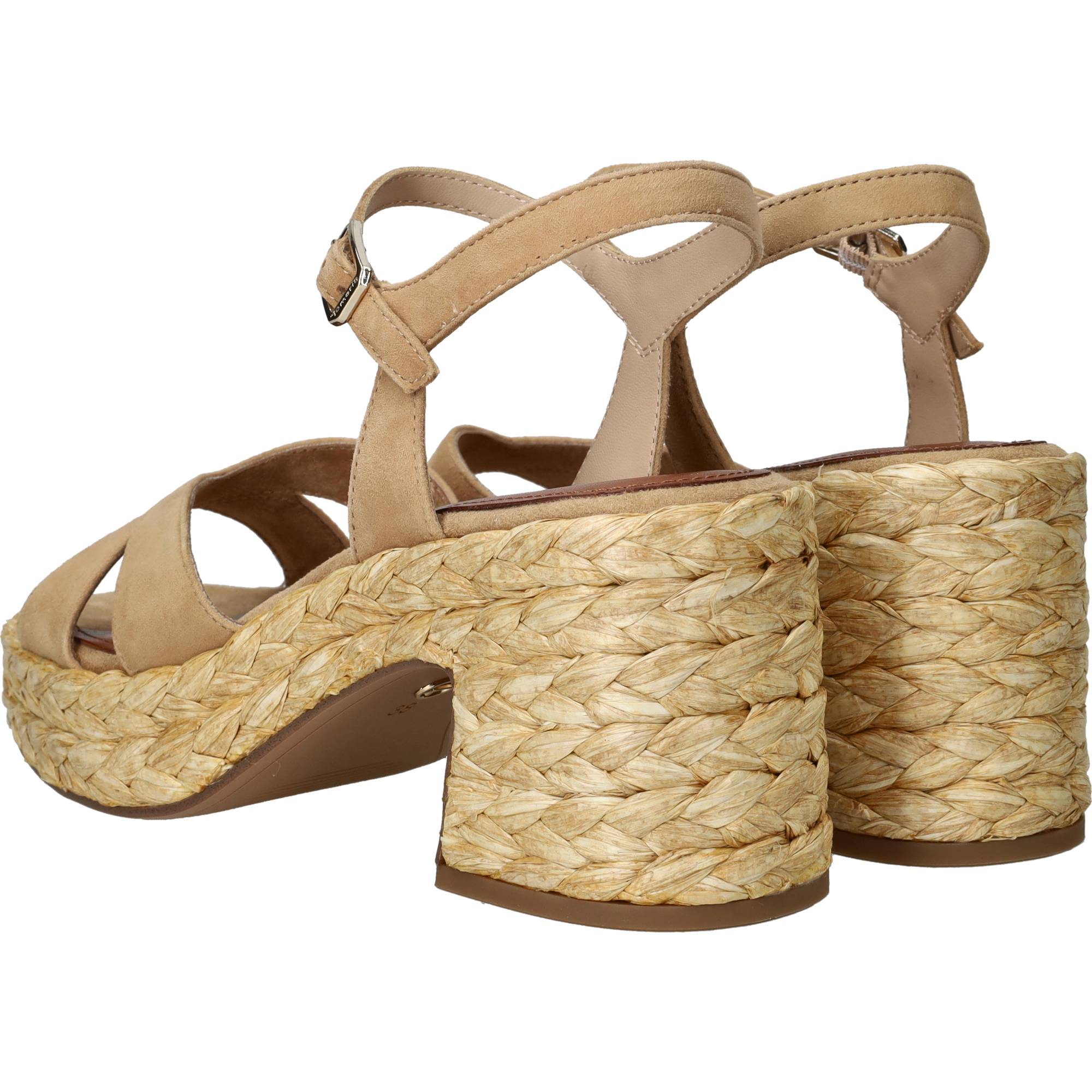Tamaris Sandalettes Dames Beige, sandalet voor dames – foto 3
