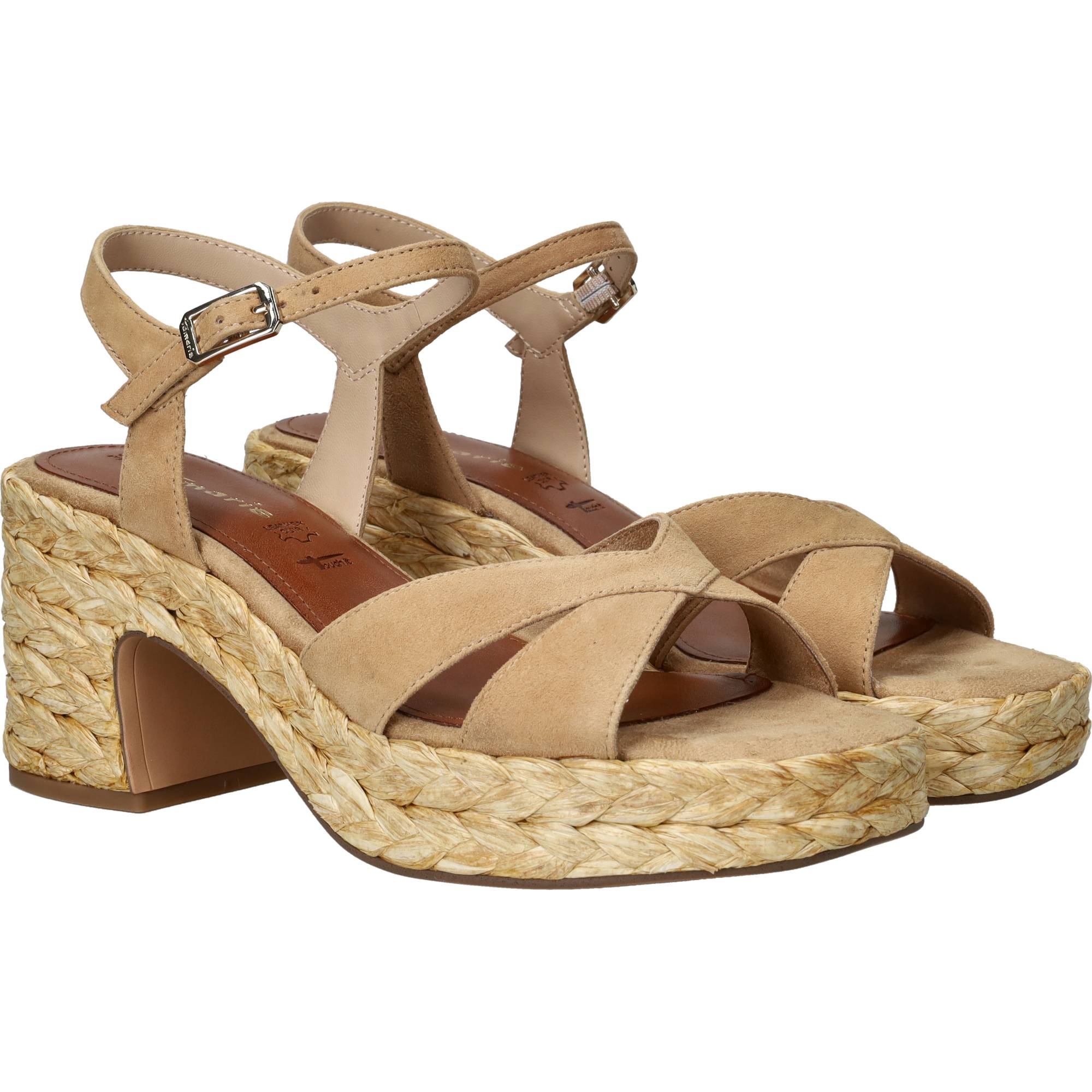 Tamaris Sandalettes Dames Beige, sandalet voor dames – foto 2