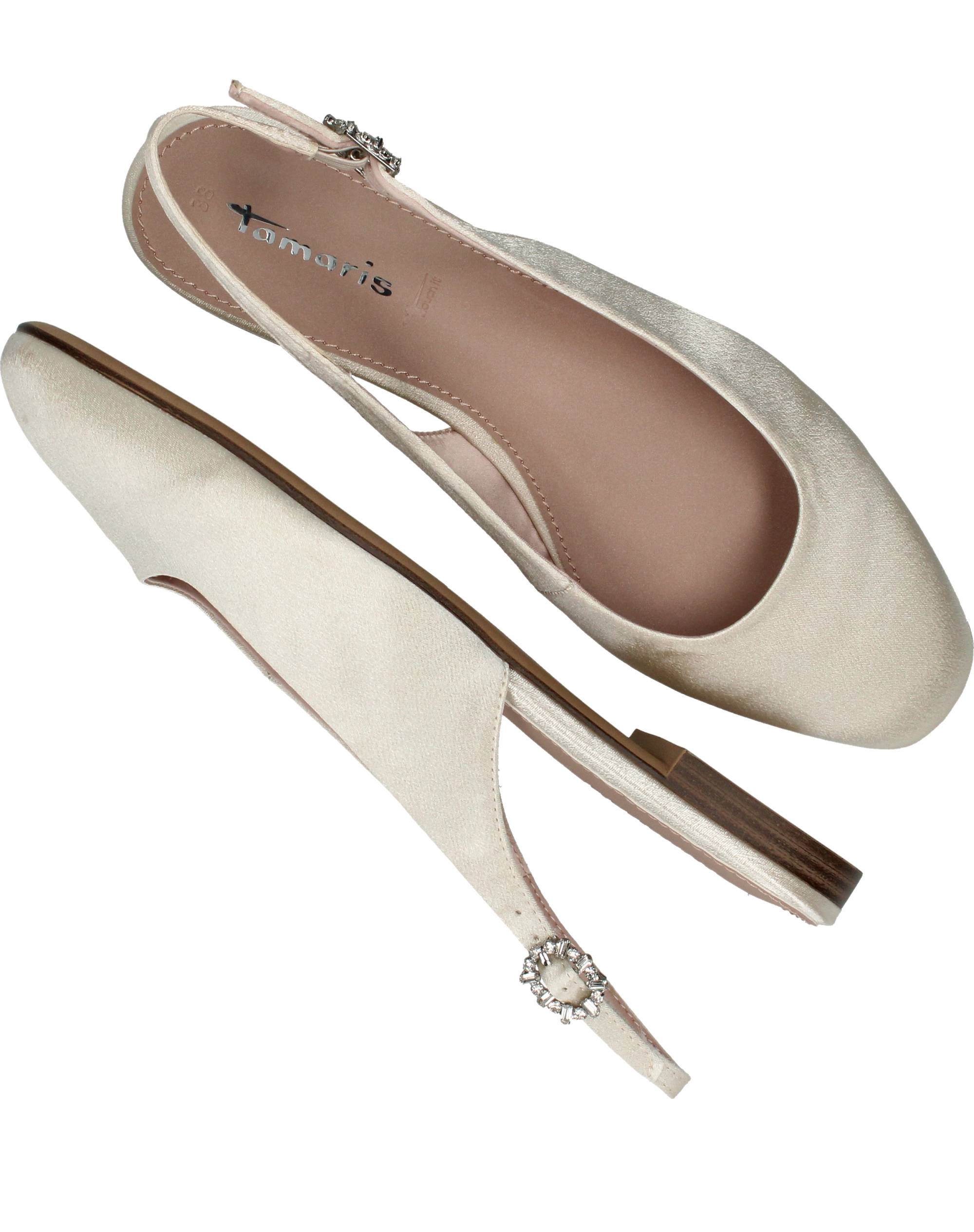 Tamaris Slingbacks Dames Beige, slingback voor dames – foto 4