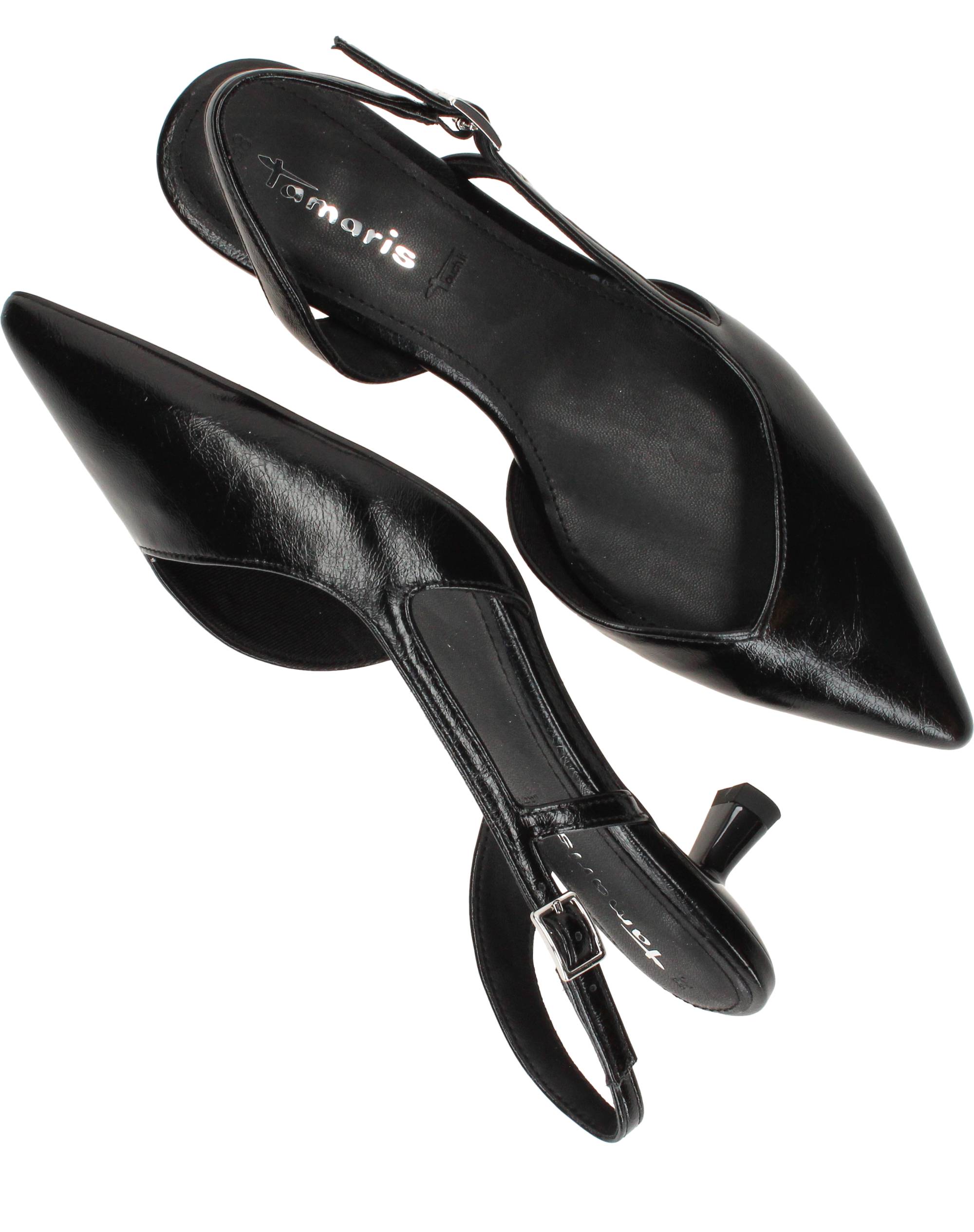 Tamaris Slingbacks Dames Zwart, slingback voor dames – foto 4