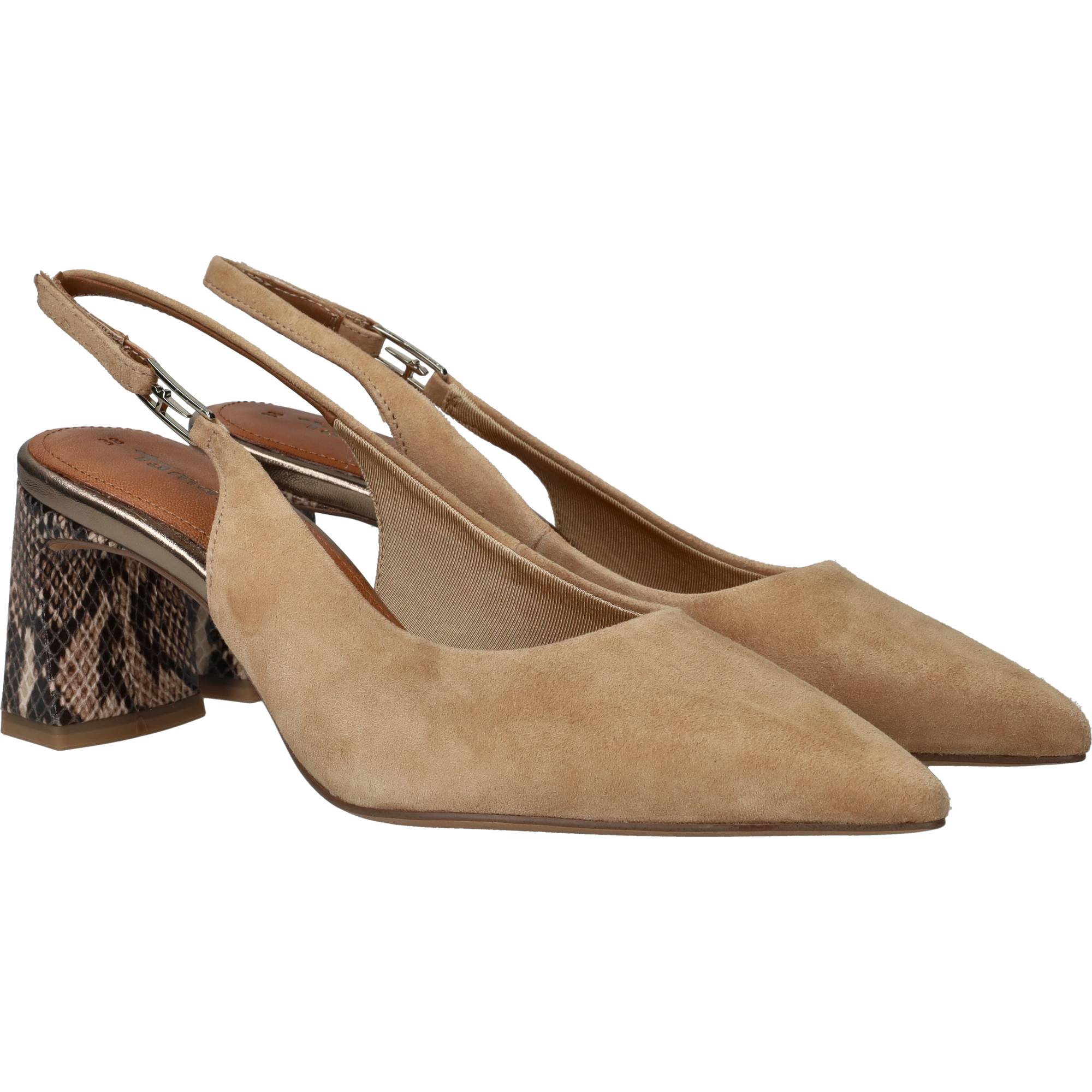 Tamaris Slingbacks Dames Beige, slingback voor dames – foto 6