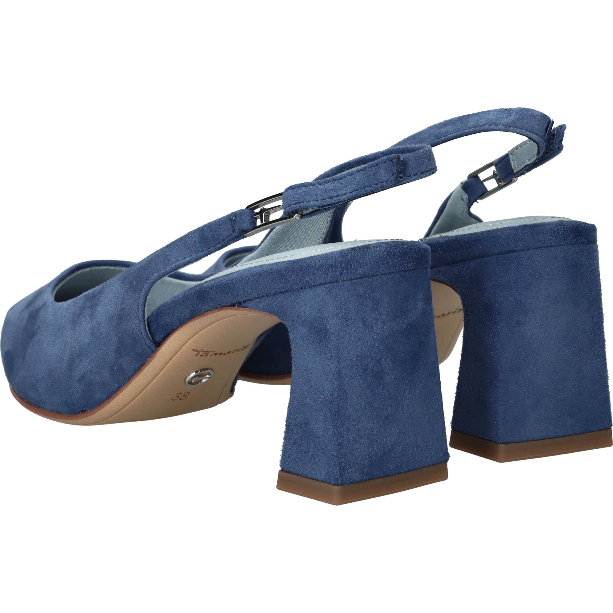 Tamaris Slingbacks Dames Blauw, slingback voor dames – foto 7