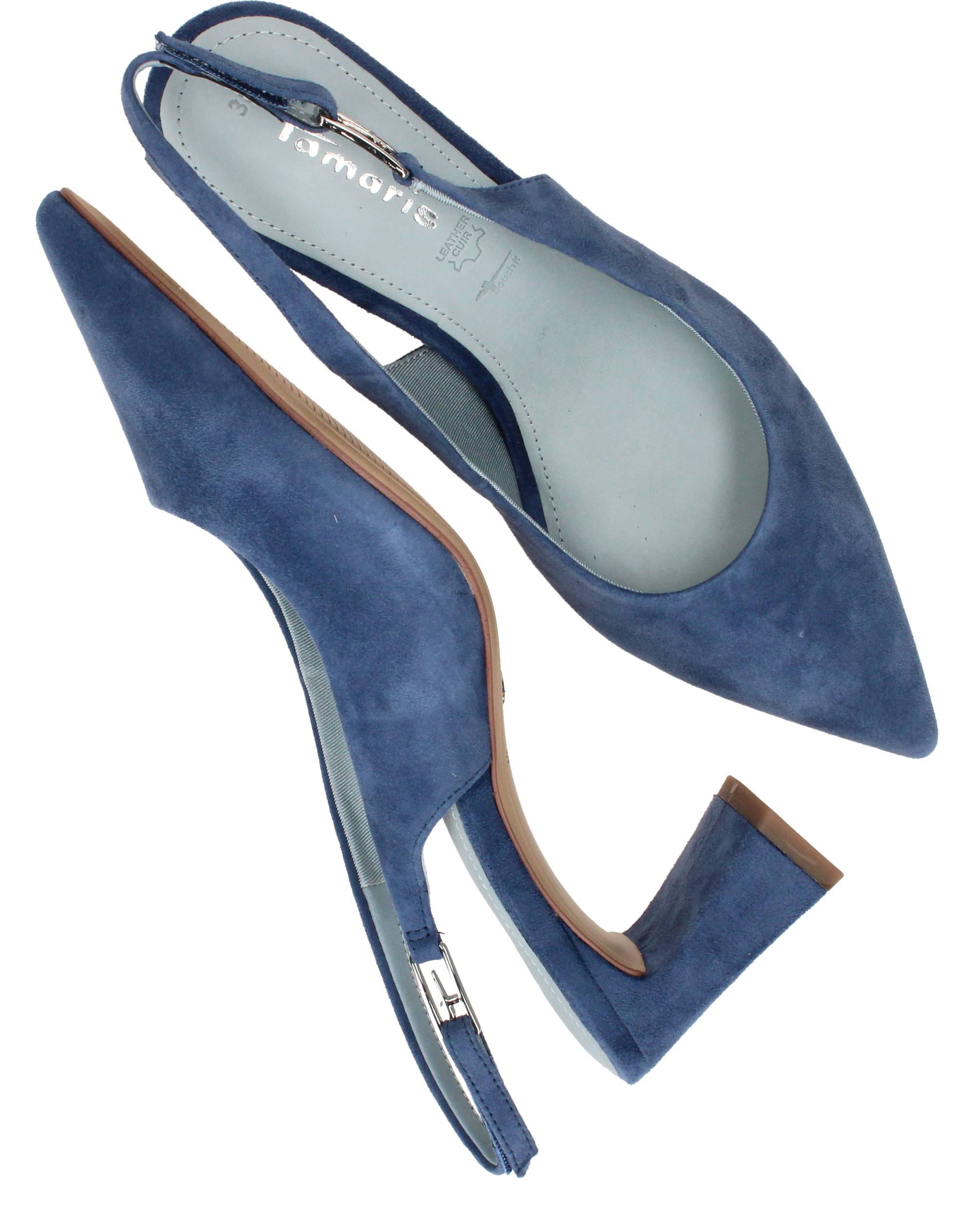 Tamaris Slingbacks Dames Blauw, slingback voor dames – foto 8