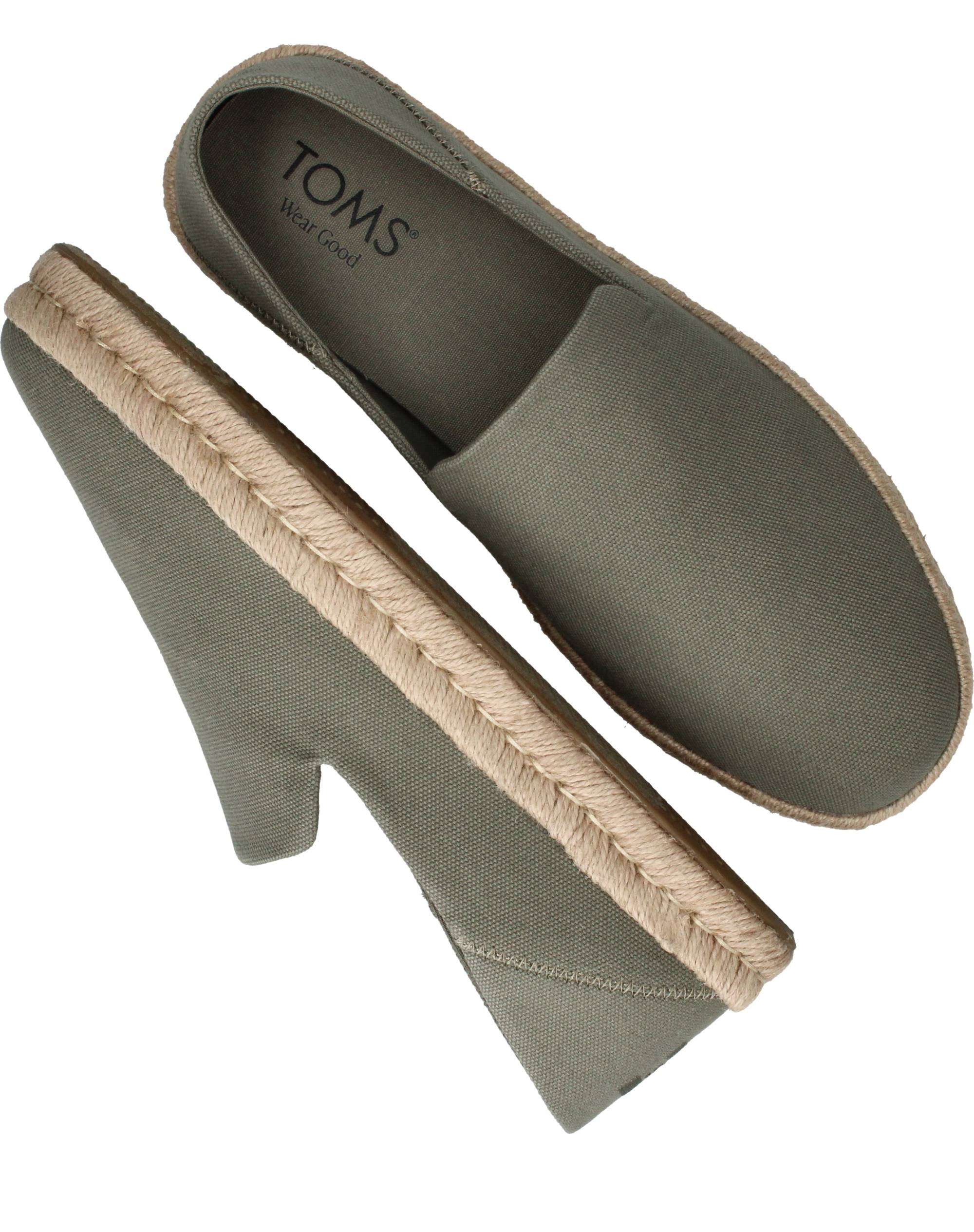 Toms Santiago Espadrilles Heren Groen, espadrille voor heren – foto 4