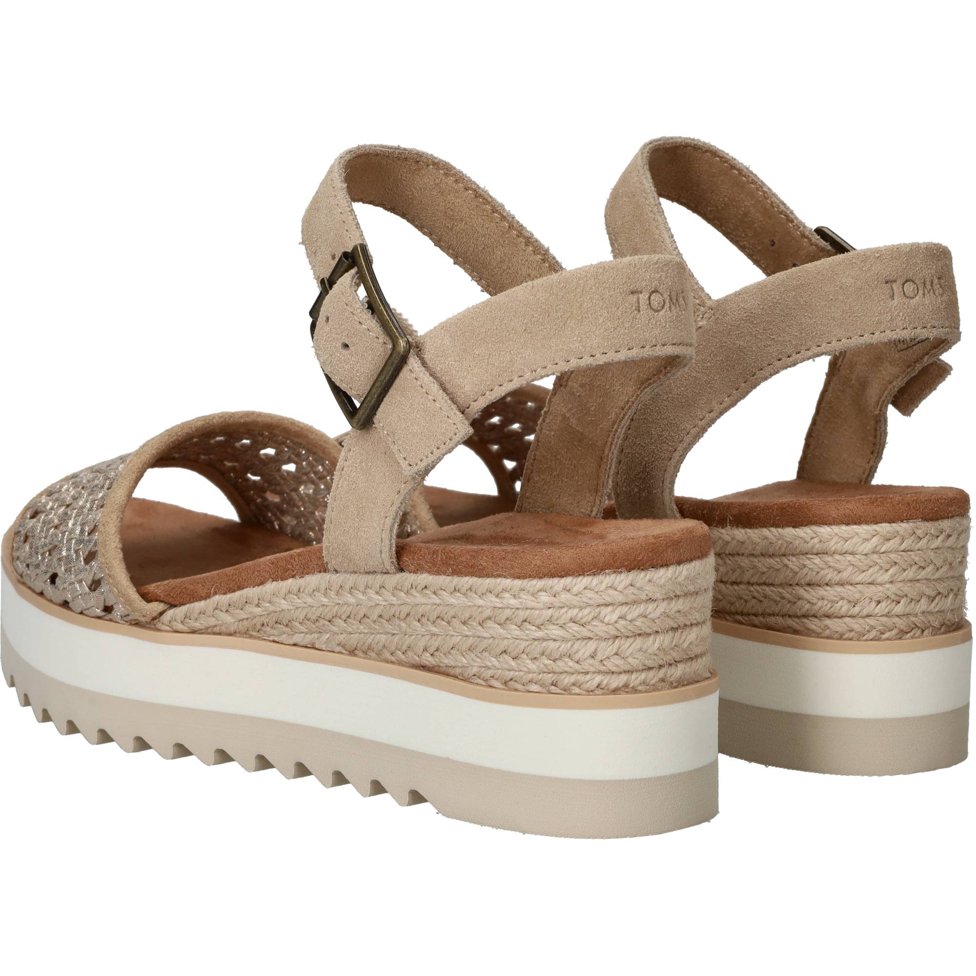 Toms Diana Sandalen Dames Goud, sandaal voor dames – foto 3