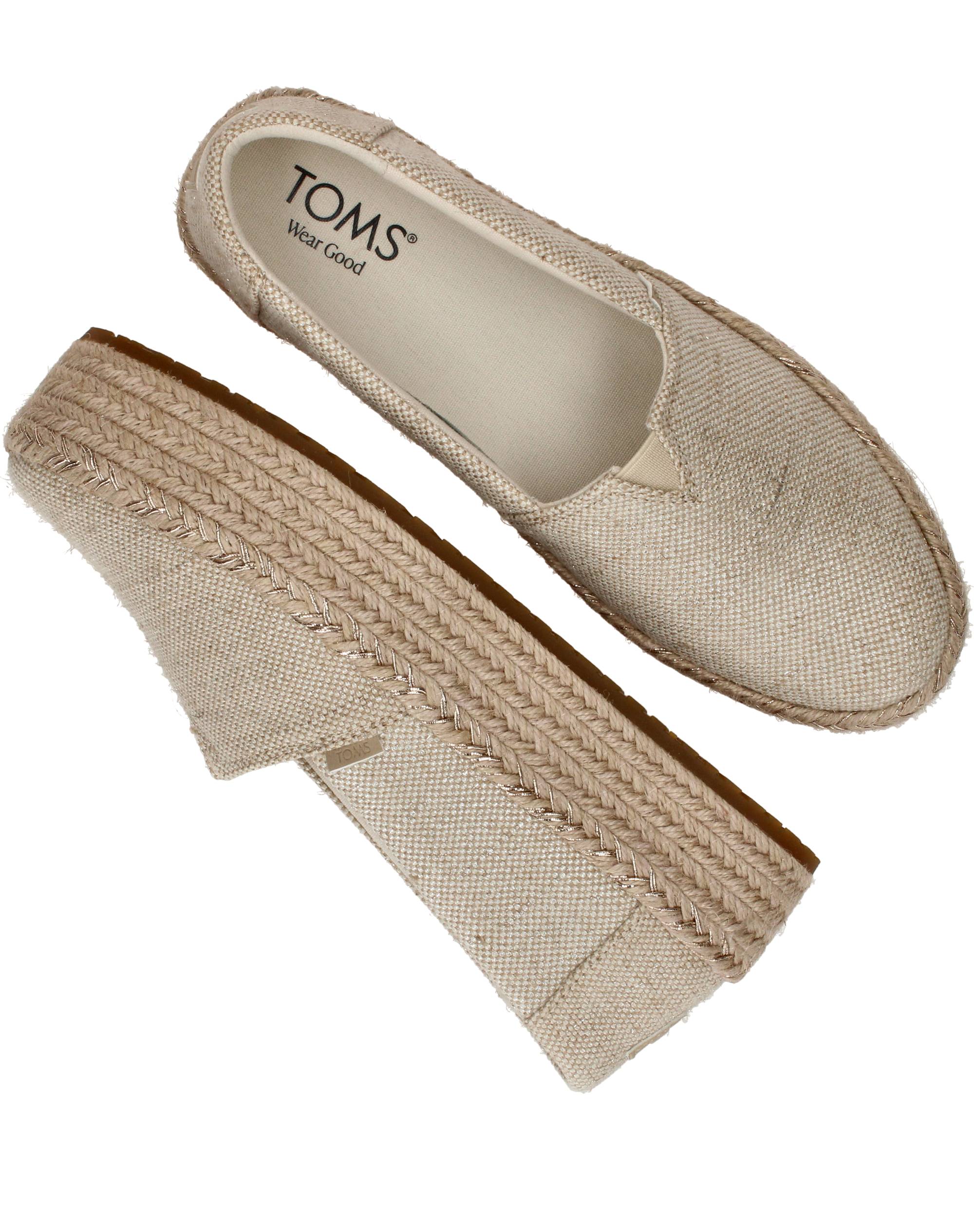 Toms Valencia Sandalen Dames Goud, sandaal voor dames – foto 4