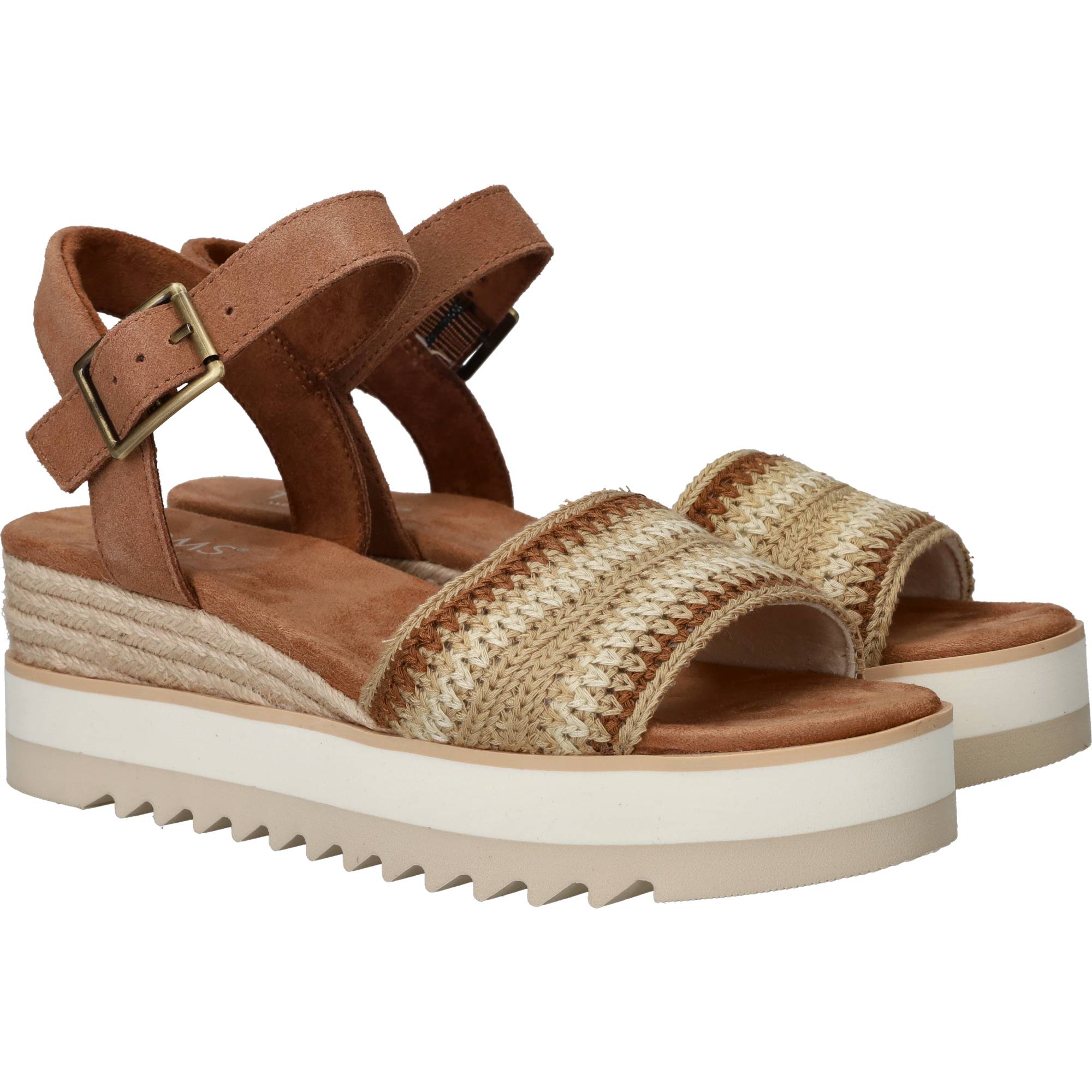 Toms Diana Sandalen Dames Cognac, sandaal voor dames – foto 2
