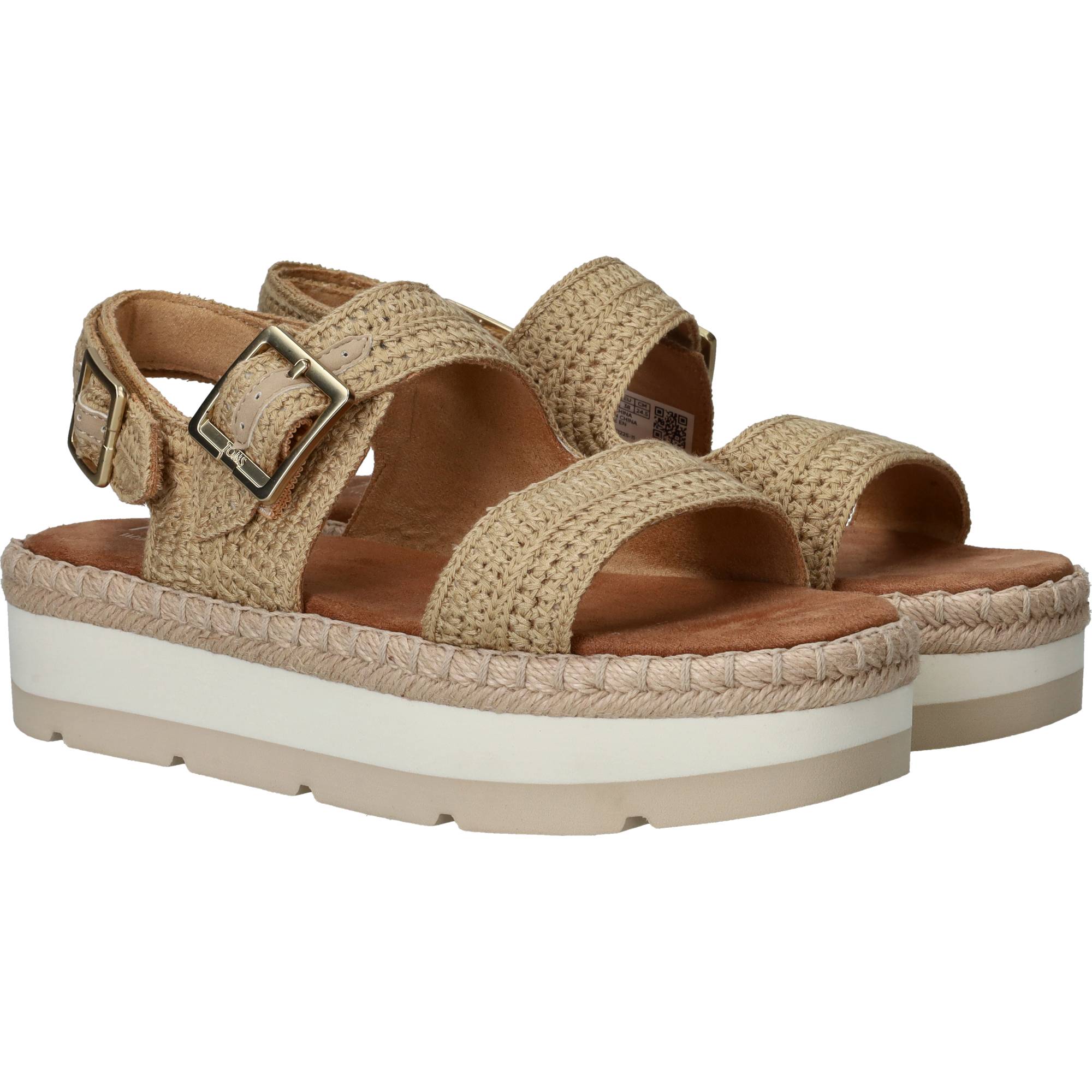 Toms Giana Sandalen Dames Beige, sandaal voor dames – foto 2