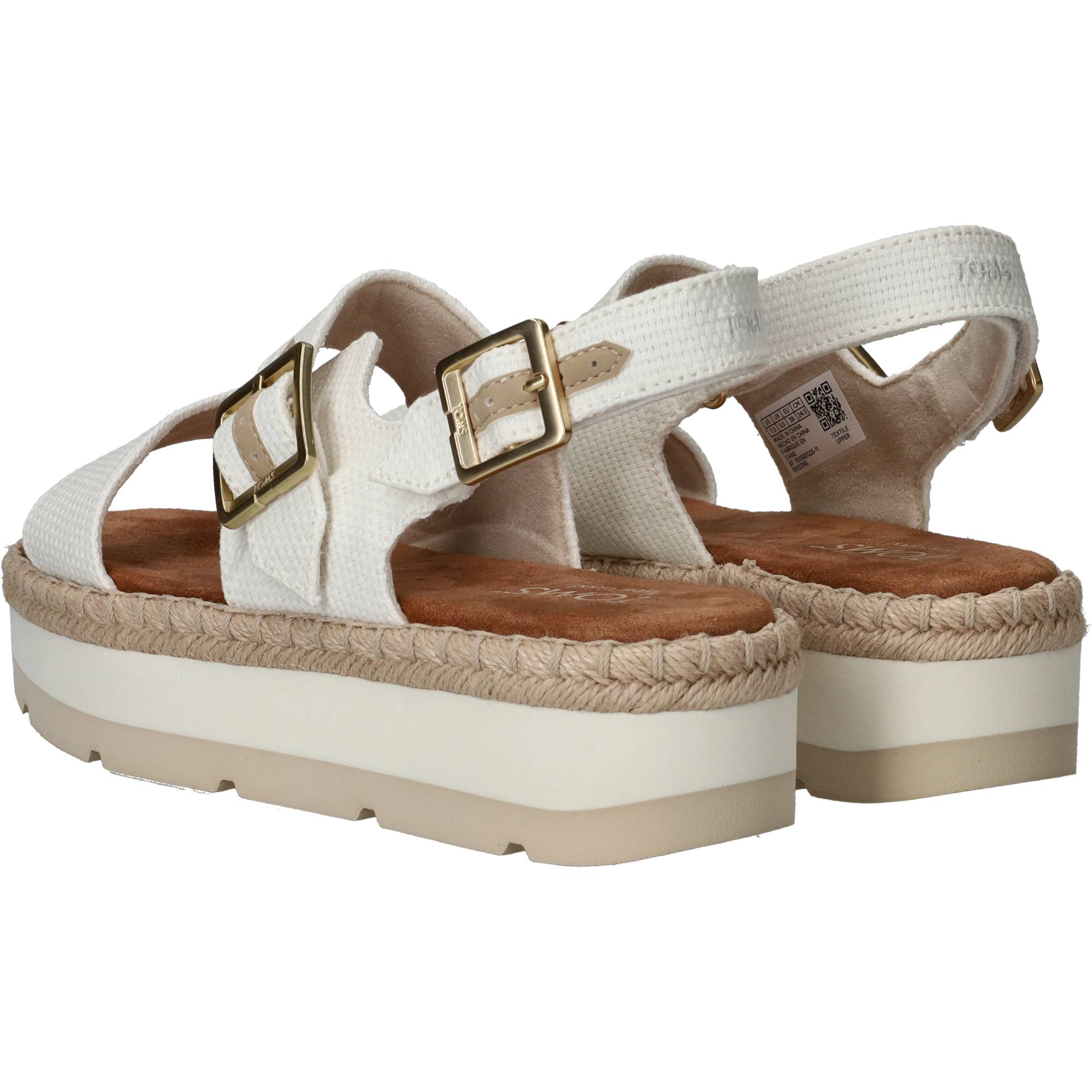 Toms Giana Sandalen Dames Wit, sandaal voor dames – foto 3
